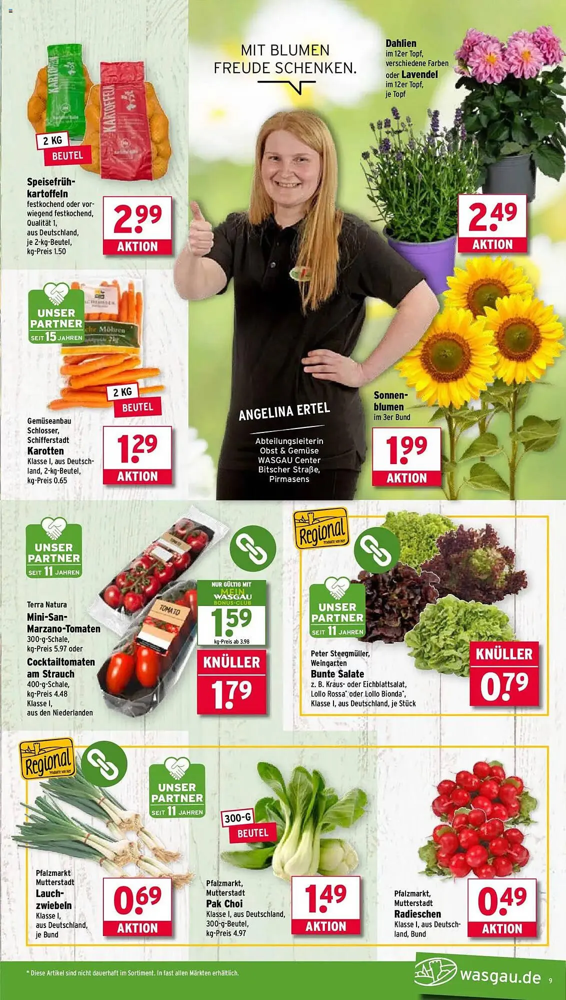 Wasgau Prospekt von 7. Juli bis 12. Juli 2025 - Prospekt seite 9
