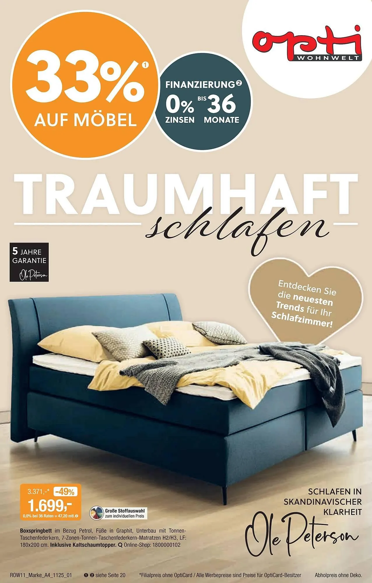 Opti Wohnwelt Prospekt - 1