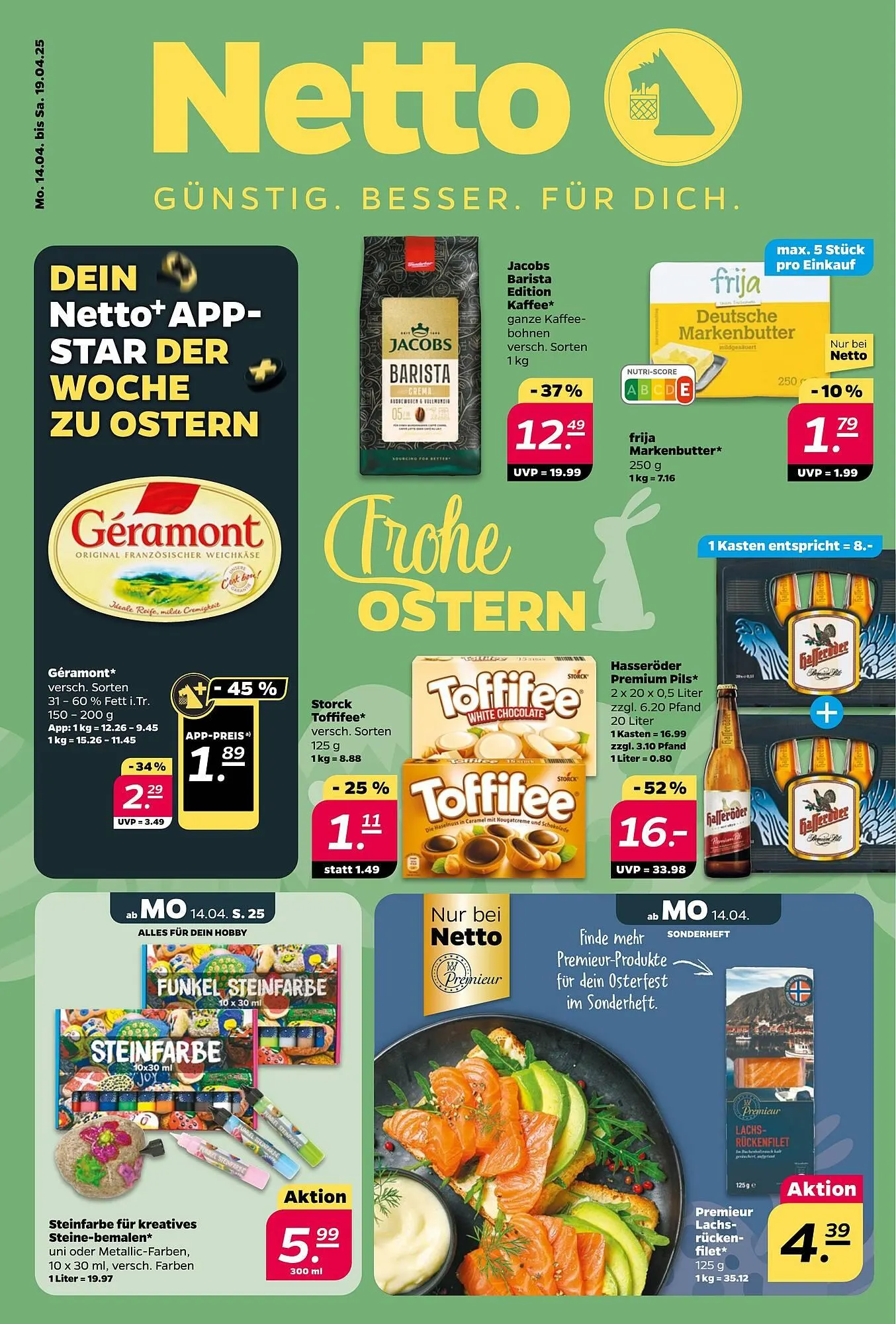 NETTO Prospekt von 14. April bis 19. April 2025 - Prospekt seite 1