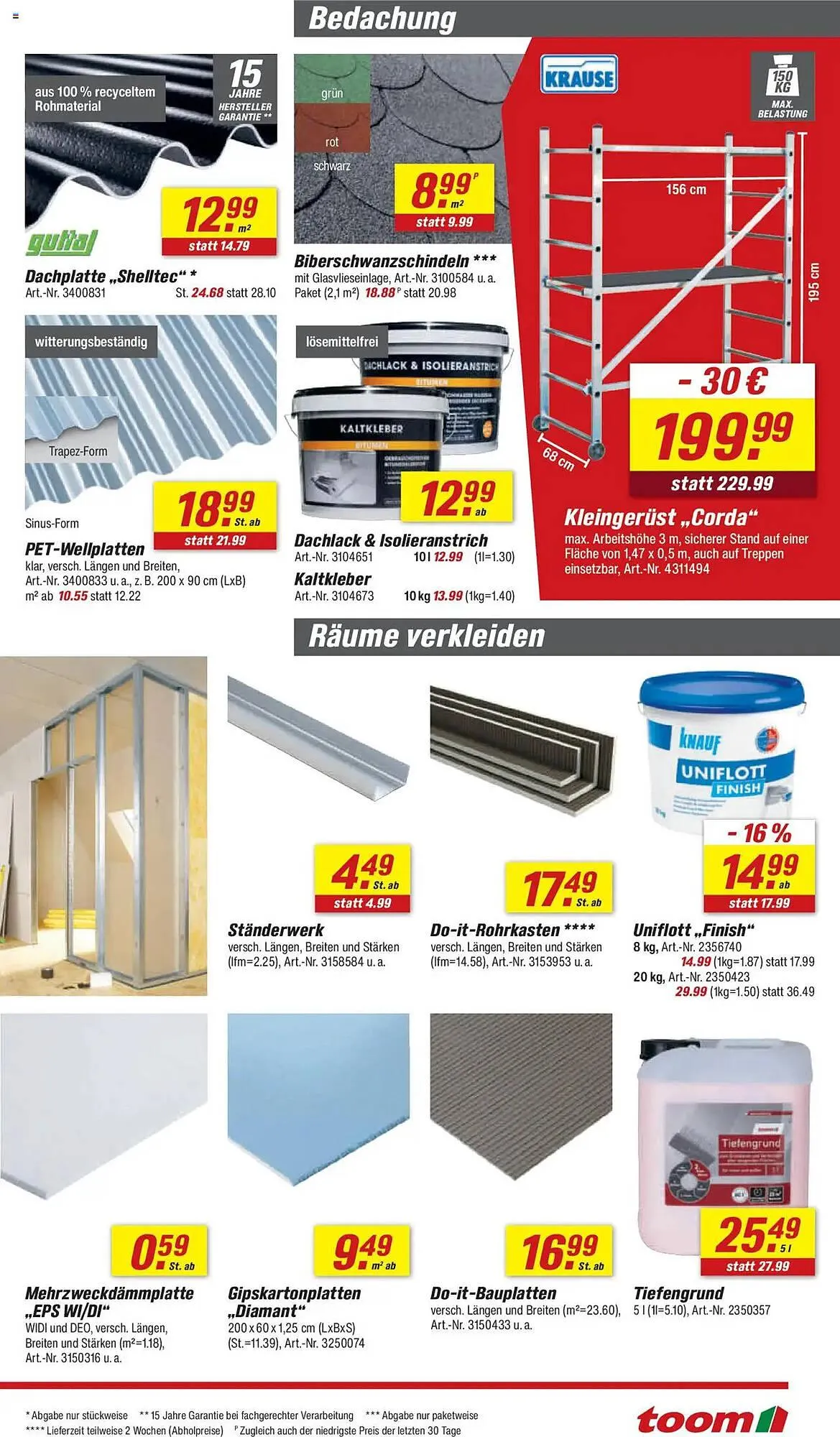toom Baumarkt Prospekt von 26. Juli bis 1. August 2025 - Prospekt seite 9