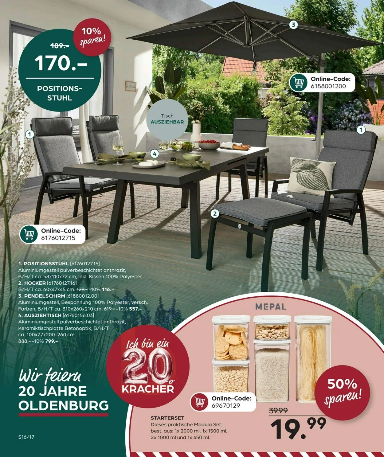 SB Möbel Boss Aktueller Prospekt von 9. April bis 23. April 2025 - Prospekt seite 17