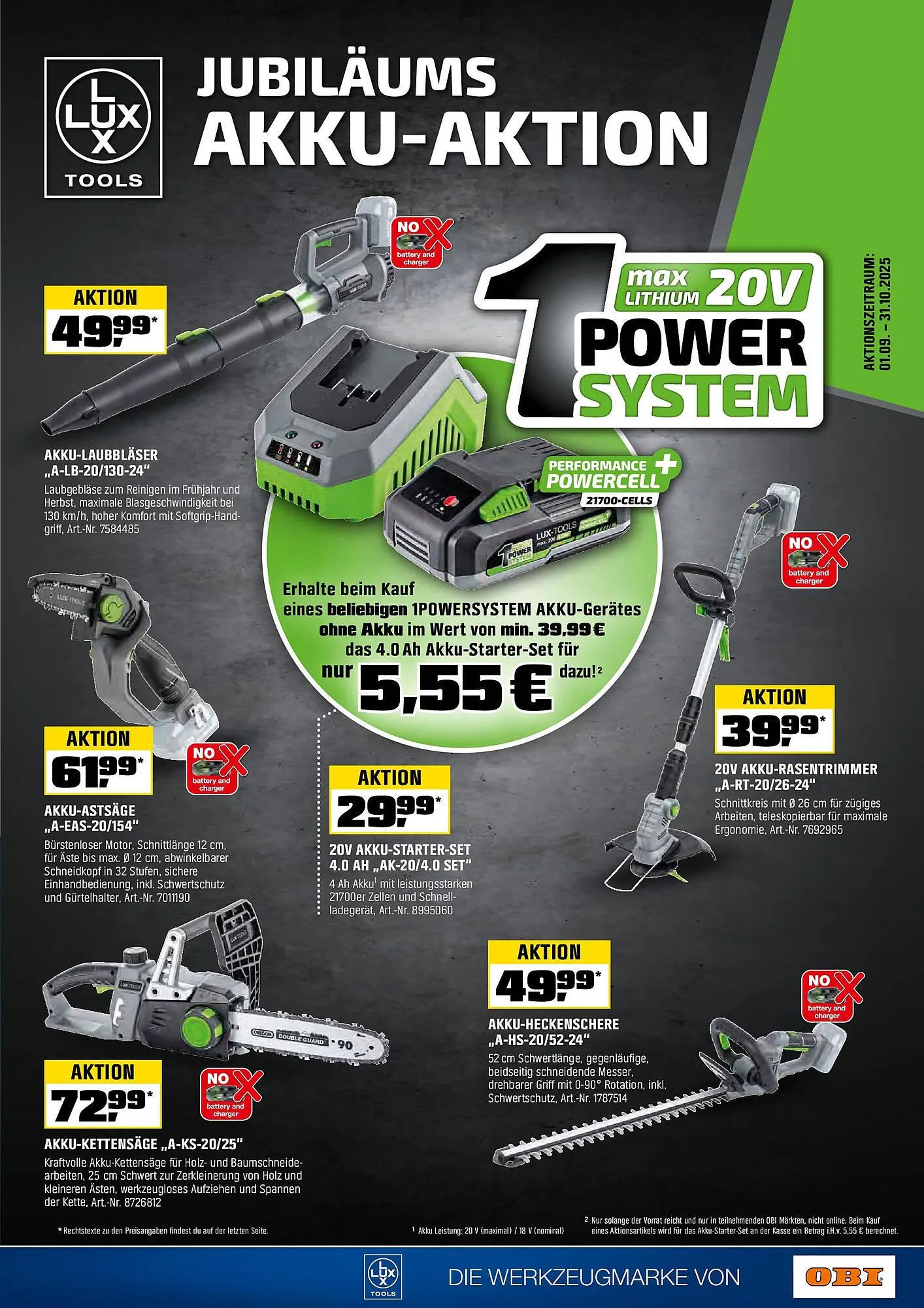 OBI Prospekt von 15. Oktober bis 31. Oktober 2025 - Prospekt seite 23