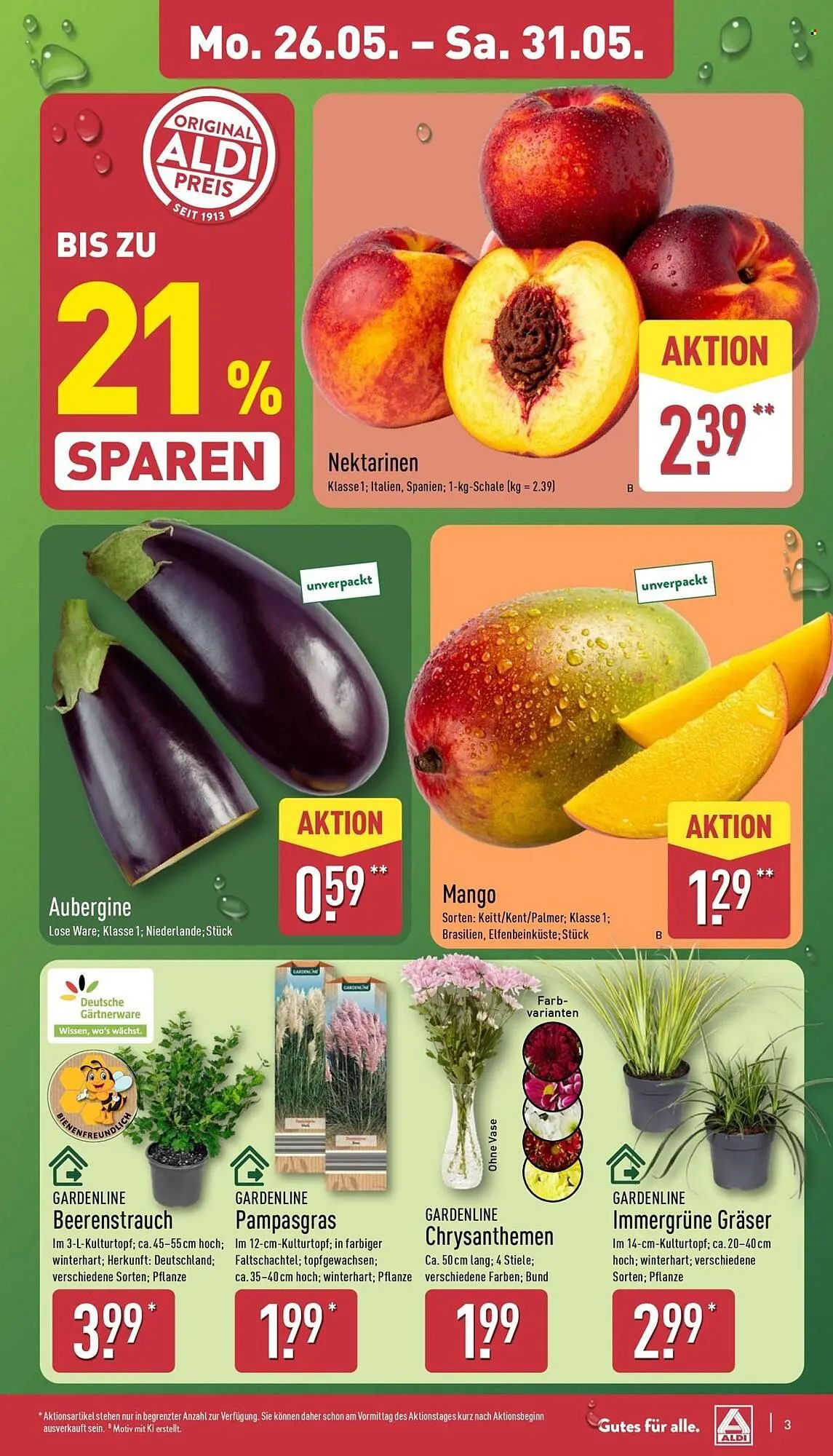 Aldi Nord Prospekt von 26. Mai bis 31. Mai 2025 - Prospekt seite 3