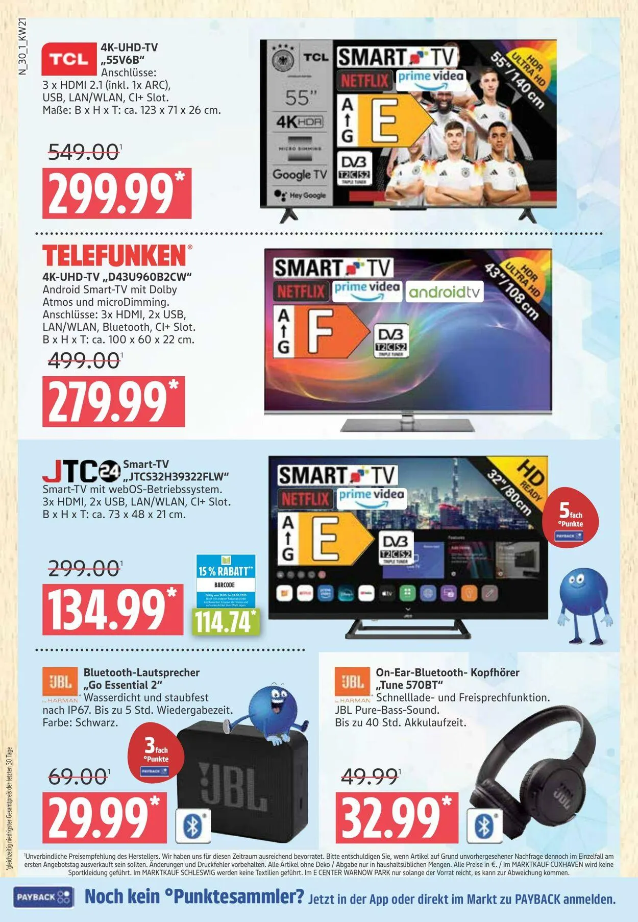 Marktkauf Aktueller Prospekt von 19. Mai bis 24. Mai 2025 - Prospekt seite 30