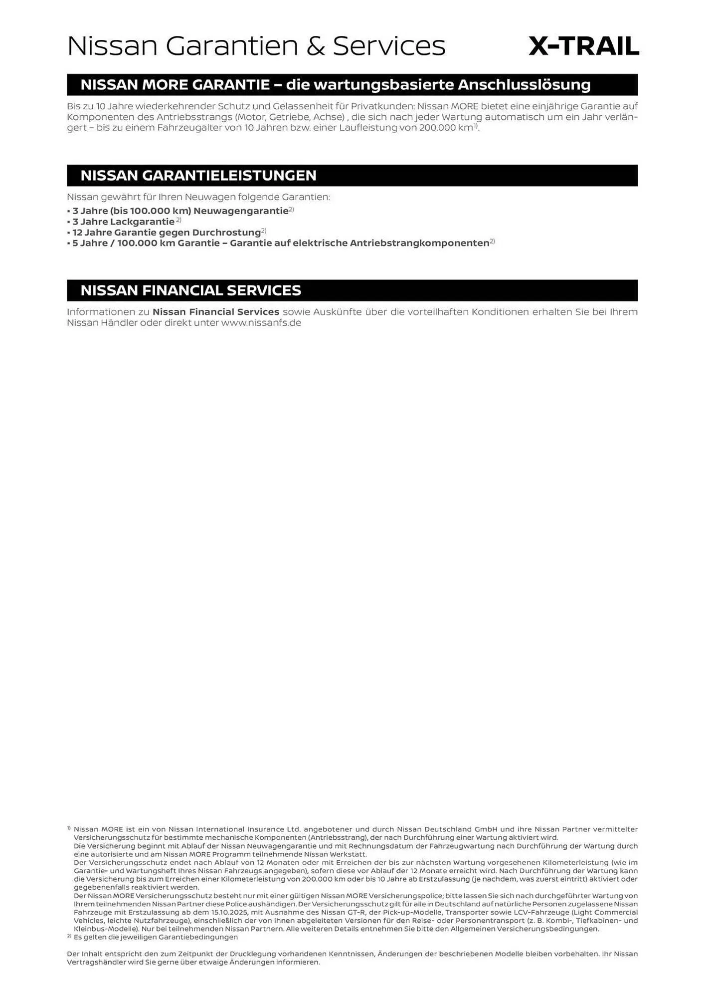 Nissan Prospekt von 1. November bis 31. Dezember 2025 - Prospekt seite 10