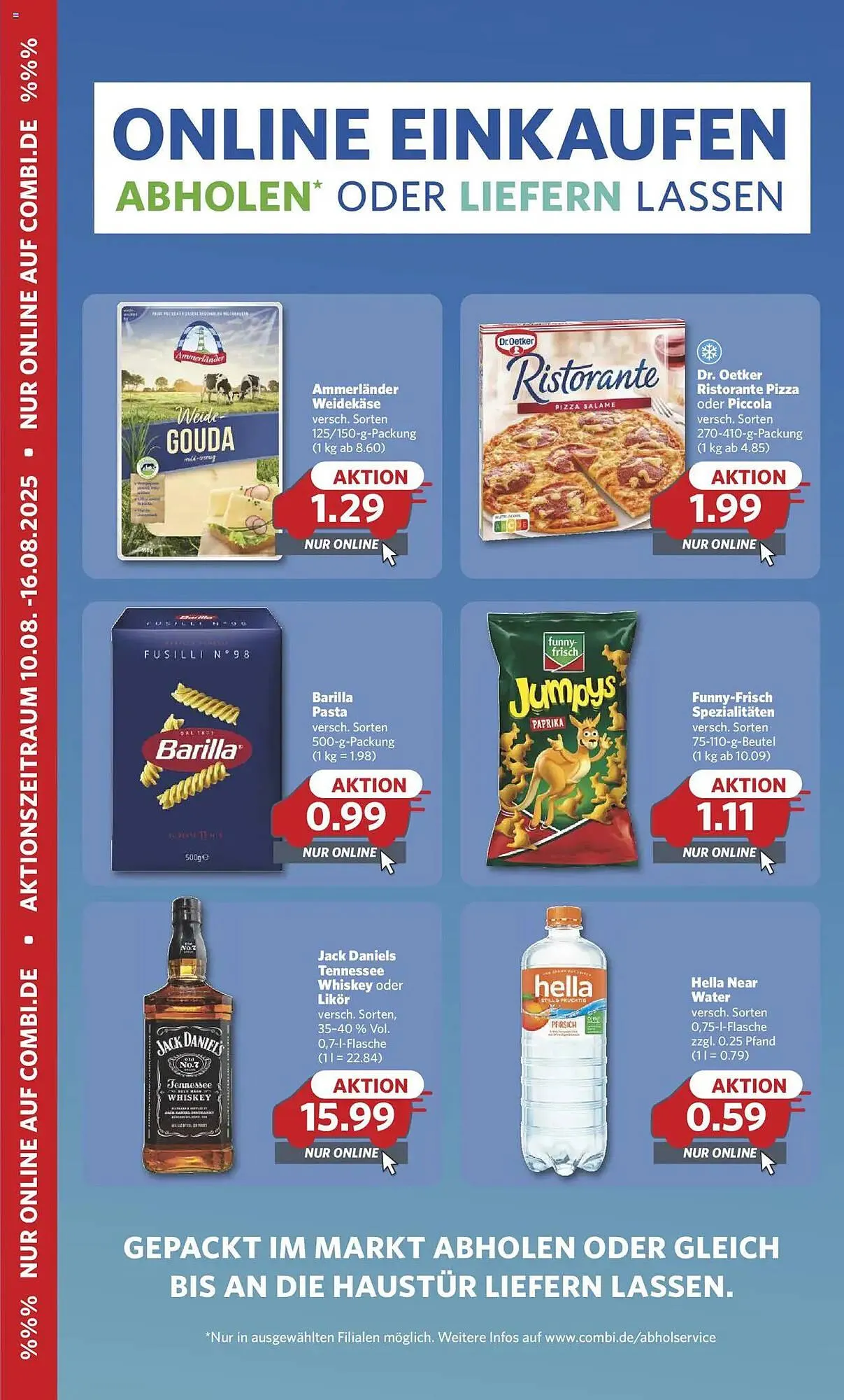 Combi Prospekt von 10. August bis 16. August 2025 - Prospekt seite 1