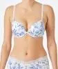 Super-Push-up-BH mit blauen Blumen Janina, verstellbare Träger