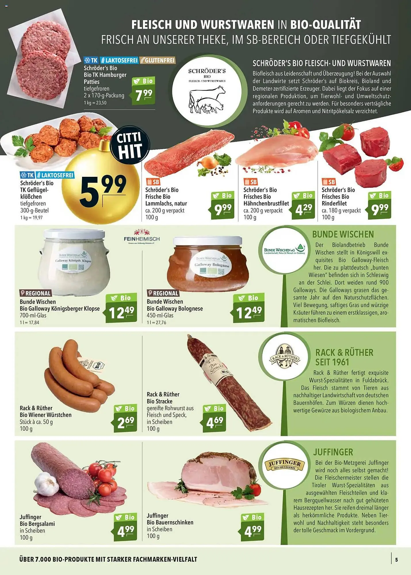 CITTI Markt Prospekt von 3. Dezember bis 16. Dezember 2025 - Prospekt seite 5