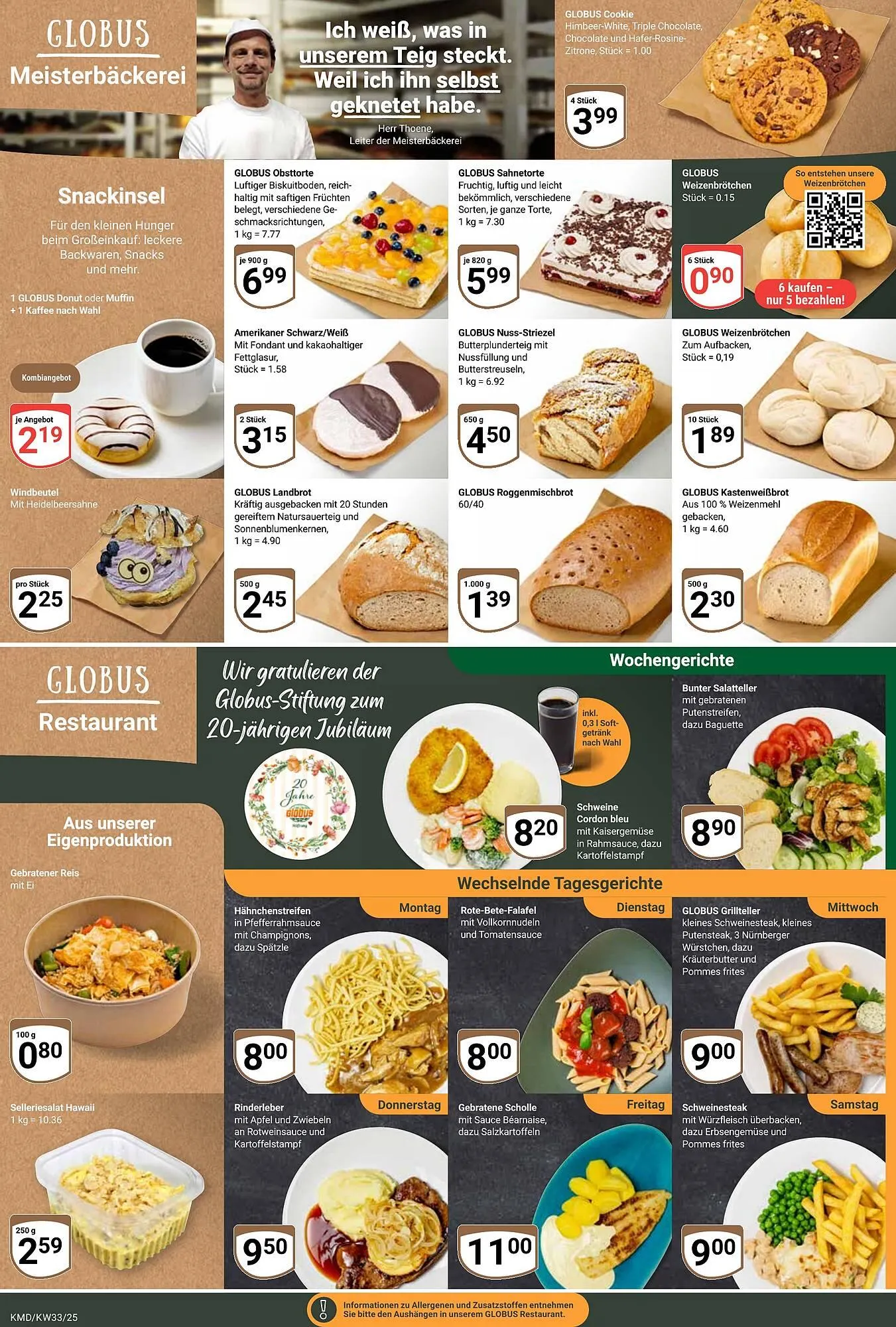 Globus Prospekt von 11. August bis 16. August 2025 - Prospekt seite 11