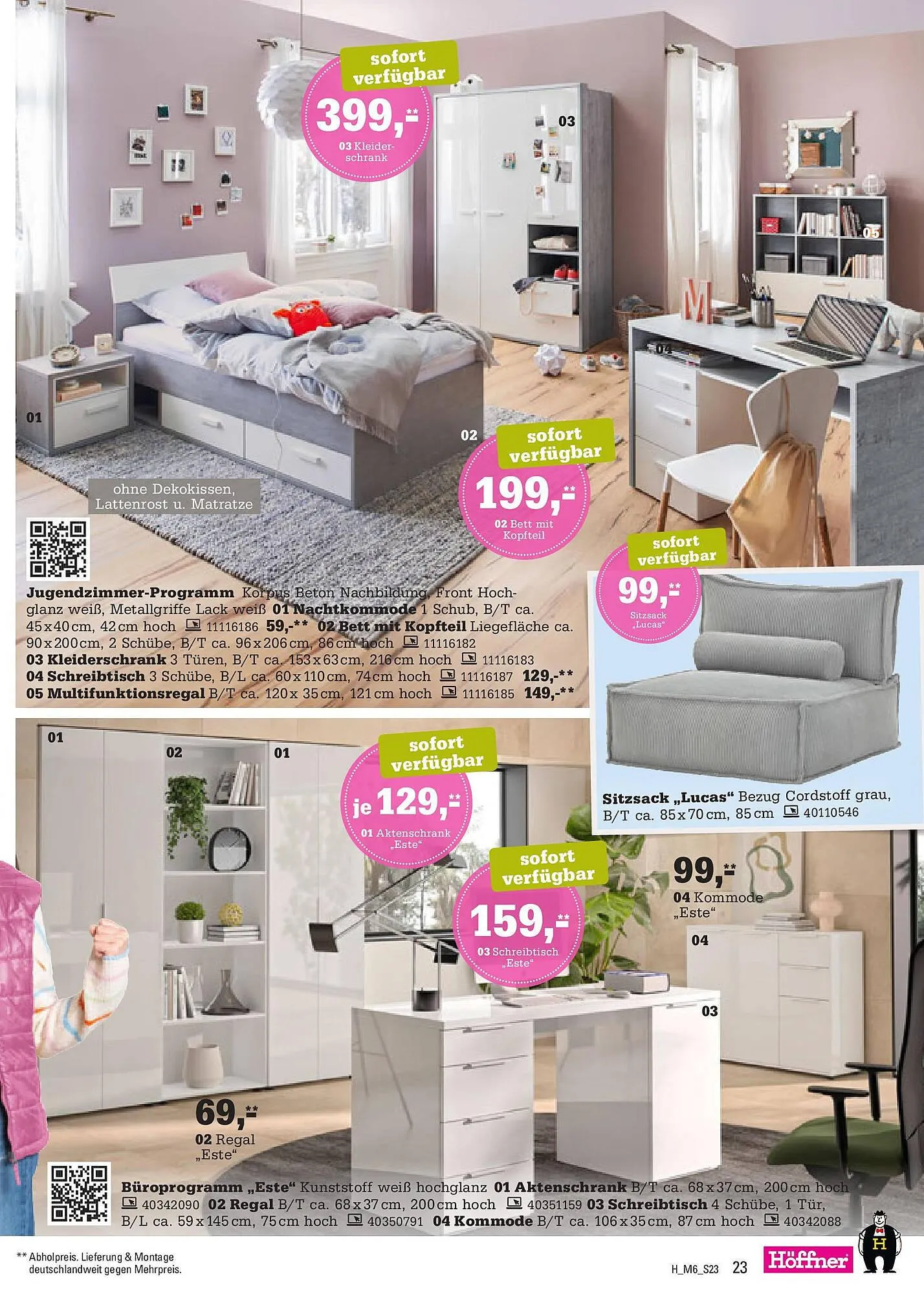 Höffner Prospekt von 9. September bis 30. September 2025 - Prospekt seite 23