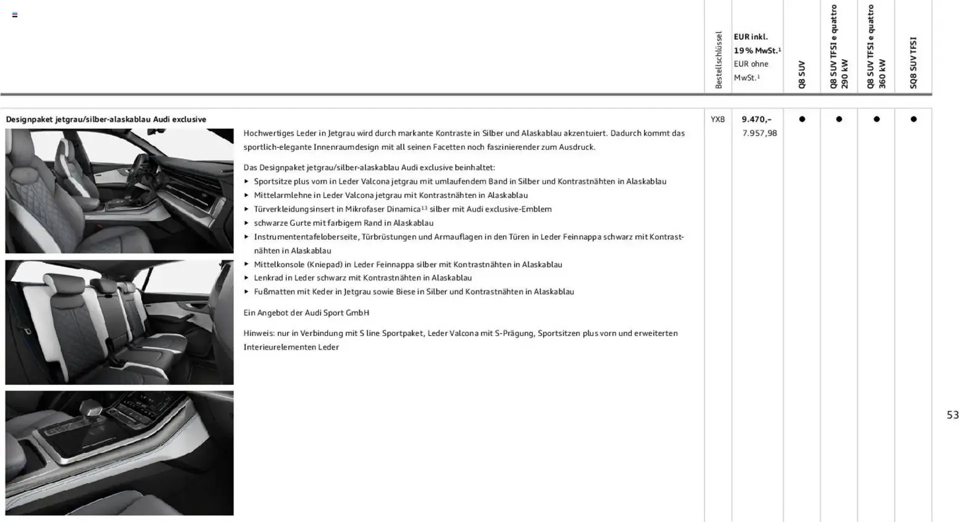 Audi Prospekt von 6. November bis 6. November 2026 - Prospekt seite 53