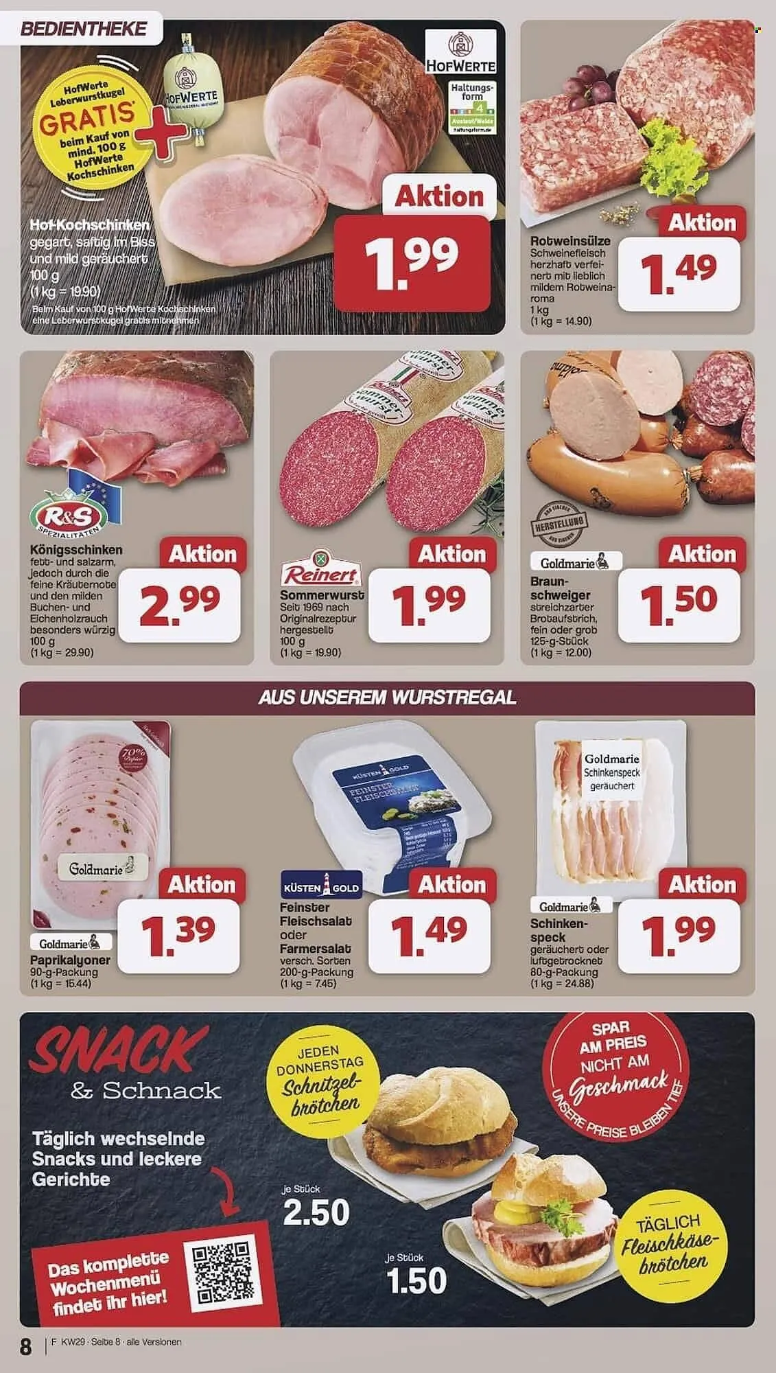 Famila Nord Ost Prospekt von 14. Juli bis 19. Juli 2025 - Prospekt seite 8