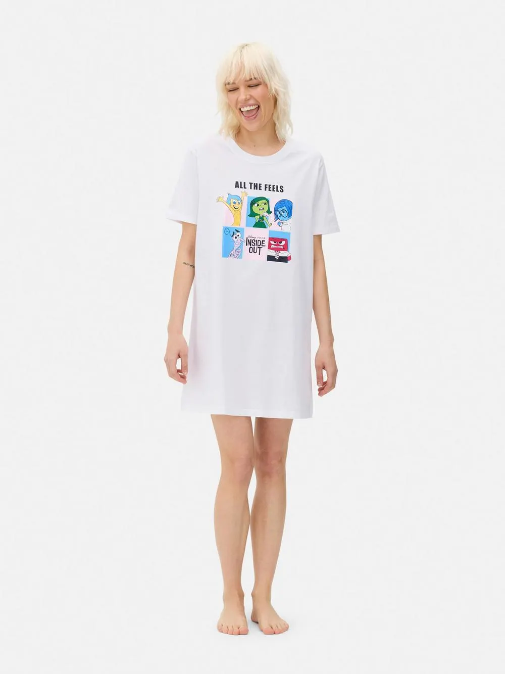 Schlaf-T-Shirt mit Disney-Figuren-Grafik