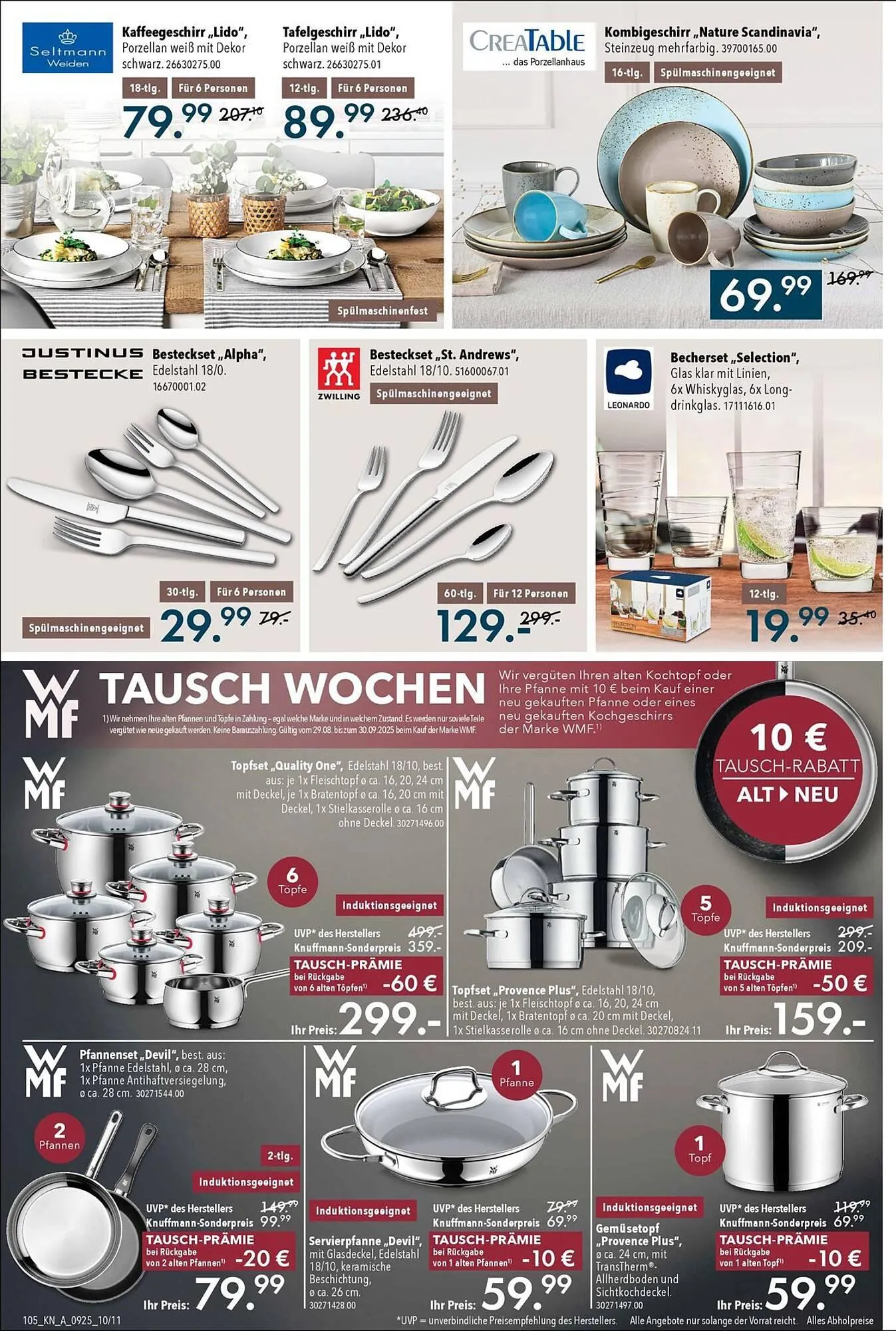 Franz Knuffmann Prospekt von 29. August bis 25. September 2025 - Prospekt seite 10