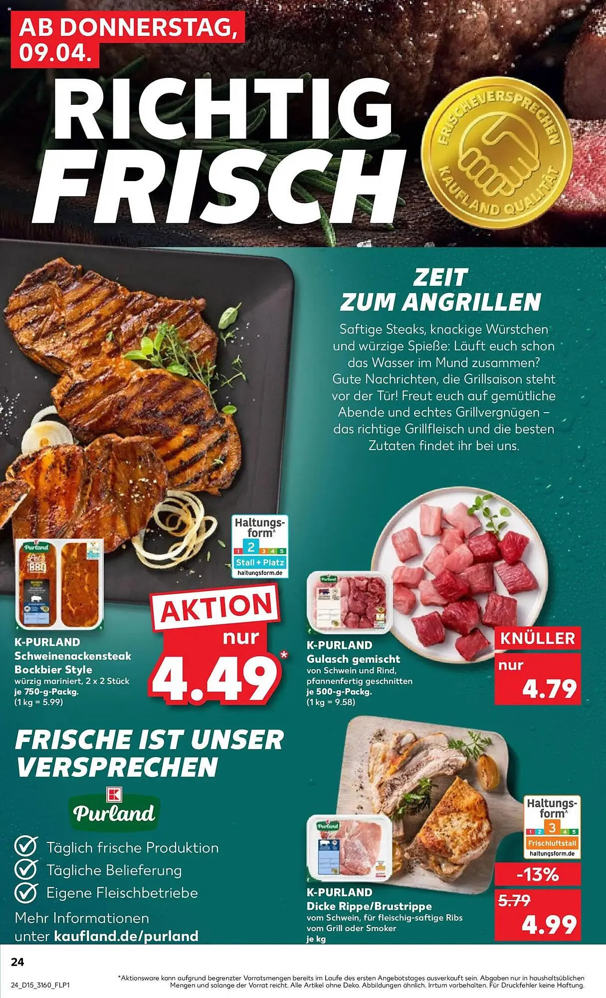 Kaufland Prospekt von 9. April bis 15. April 2026 - Prospekt seite 24
