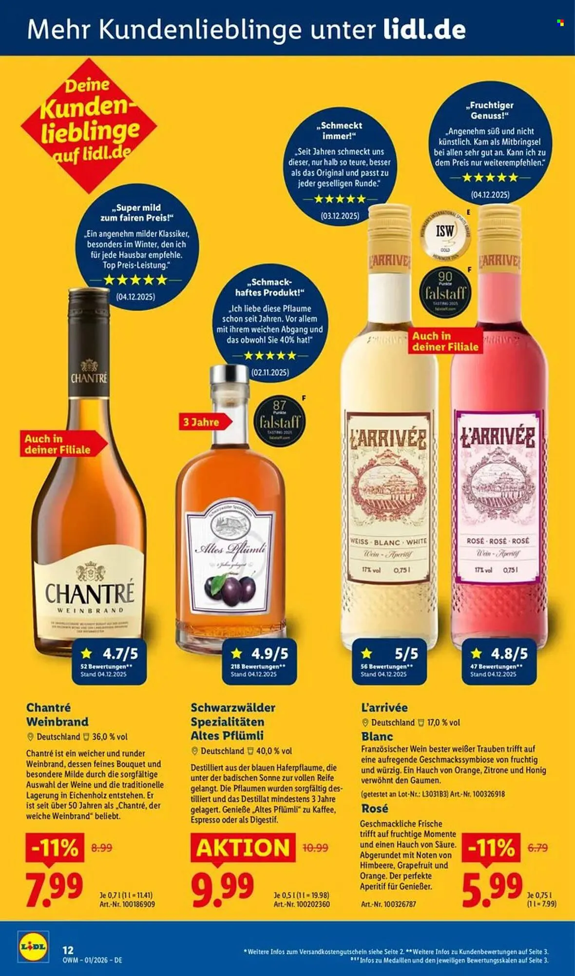 Lidl Prospekt von 1. Januar bis 31. Januar 2026 - Prospekt seite 12