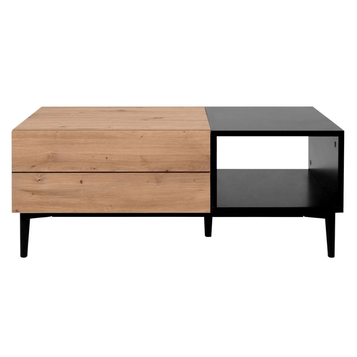 Couchtisch NOLA 100 x 55 cm Artisan Oak/schwarz