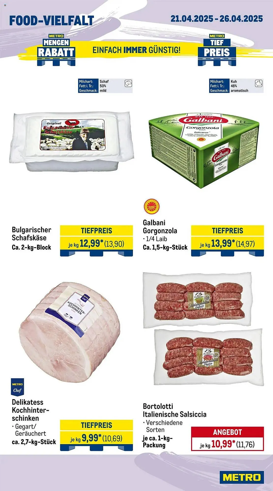 METRO Prospekt von 21. April bis 26. April 2025 - Prospekt seite 10