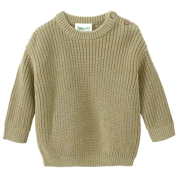 Newborn Strickpullover aus Bio-Baumwolle