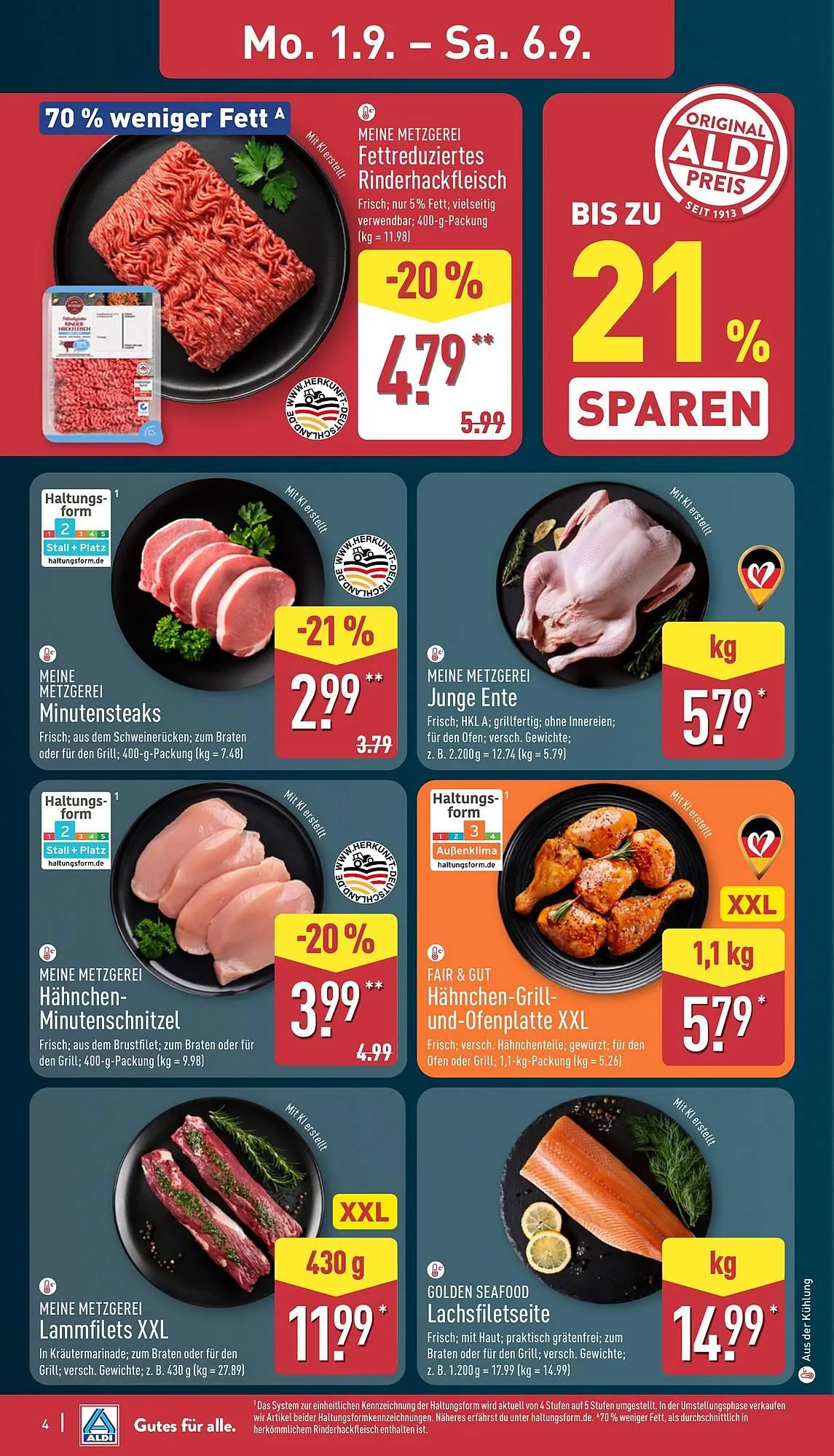 Aldi Nord Prospekt von 1. September bis 6. September 2025 - Prospekt seite 4
