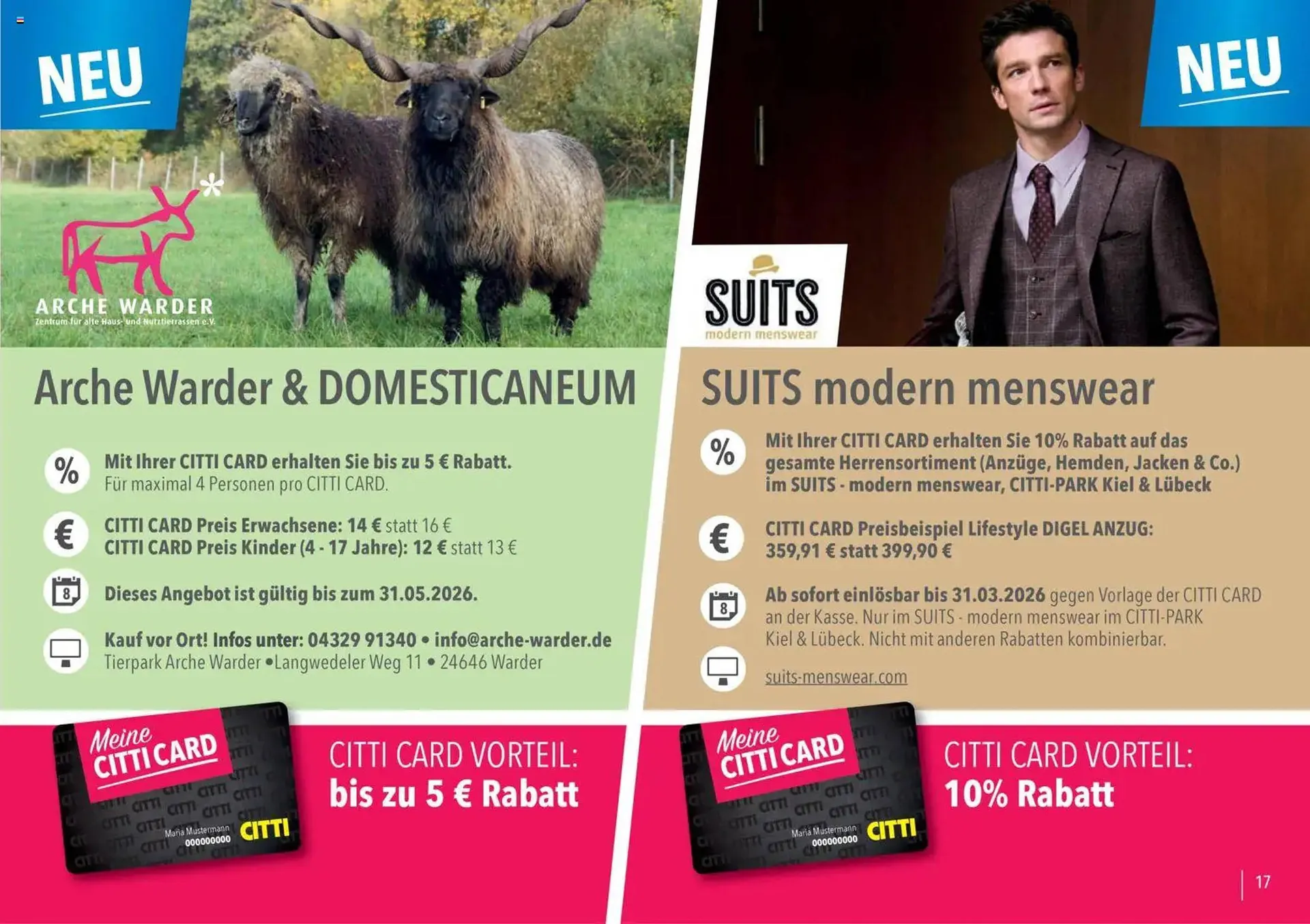 CITTI Markt Prospekt von 1. Januar bis 19. April 2026 - Prospekt seite 17