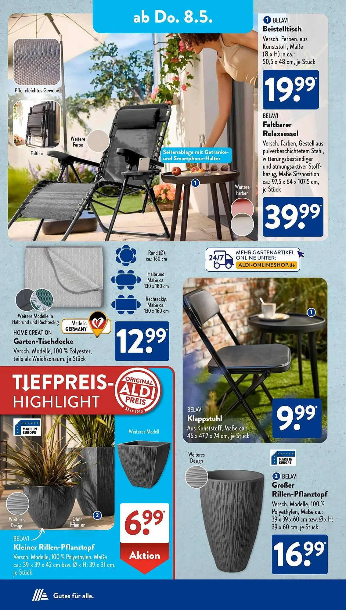 Aldi Süd Prospekt von 5. Mai bis 11. Mai 2025 - Prospekt seite 8