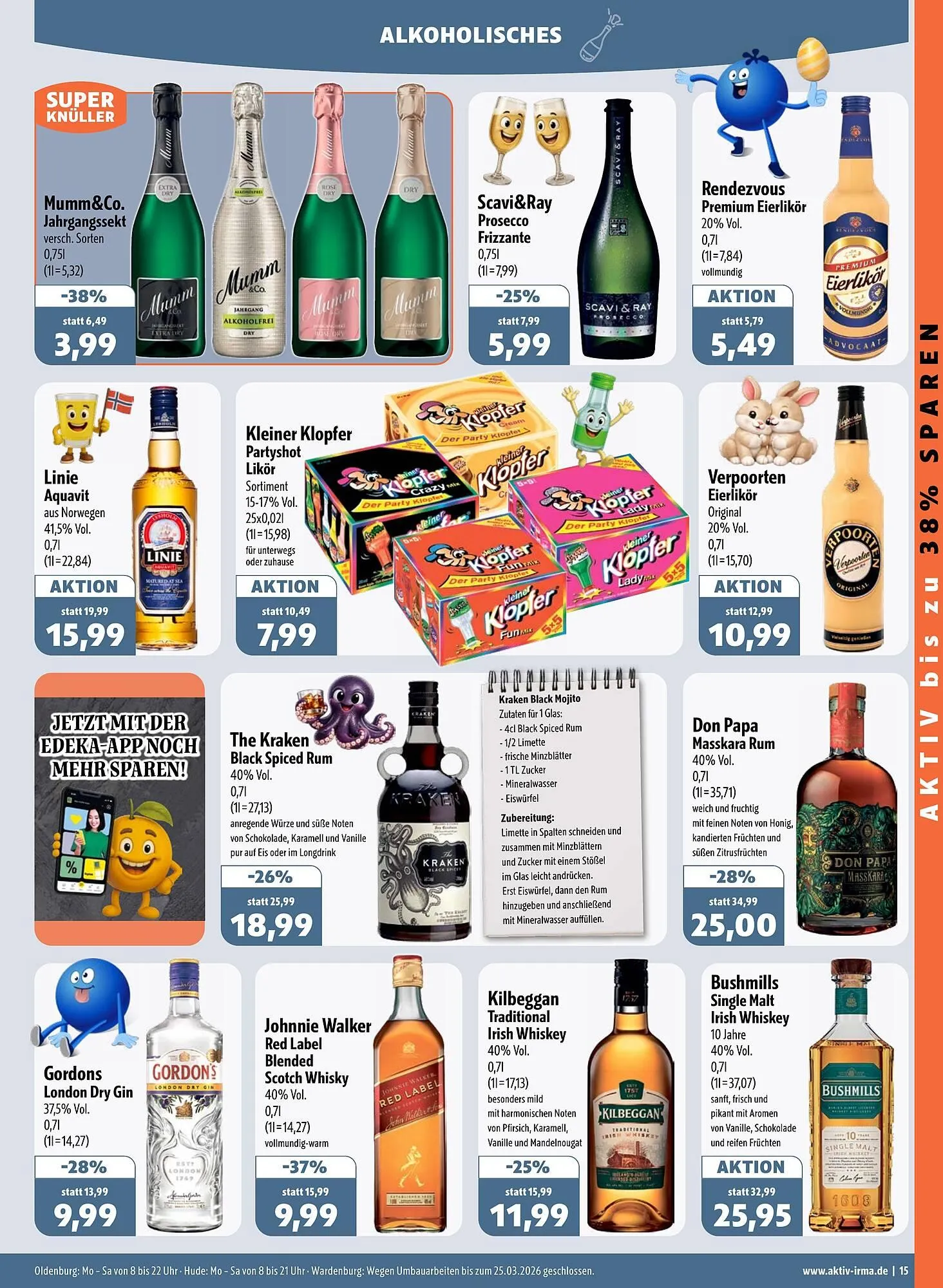 Aktiv Irma Prospekt von 9. März bis 14. März 2026 - Prospekt seite 15