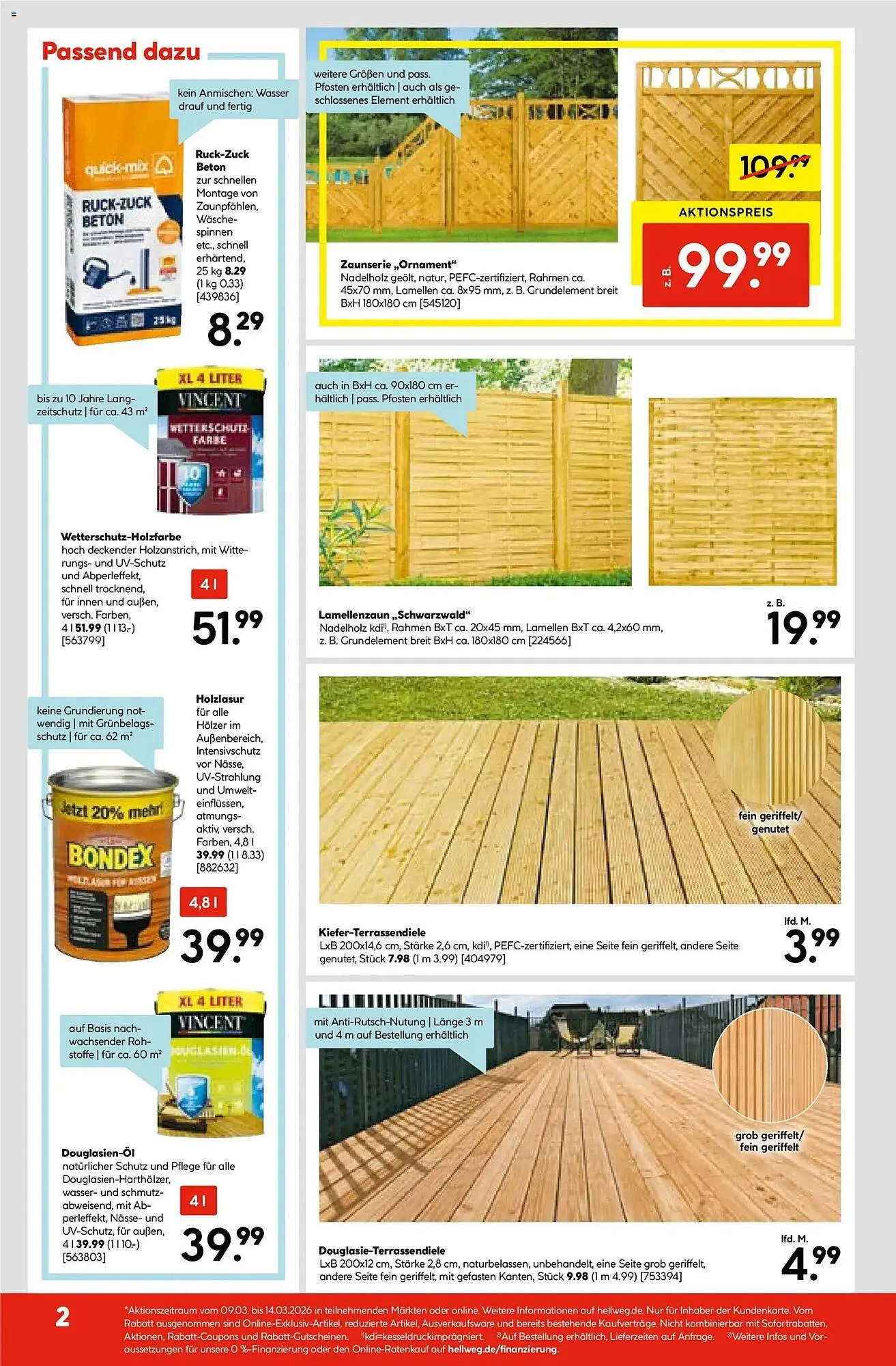 Hellweg Prospekt von 9. März bis 14. März 2026 - Prospekt seite 2
