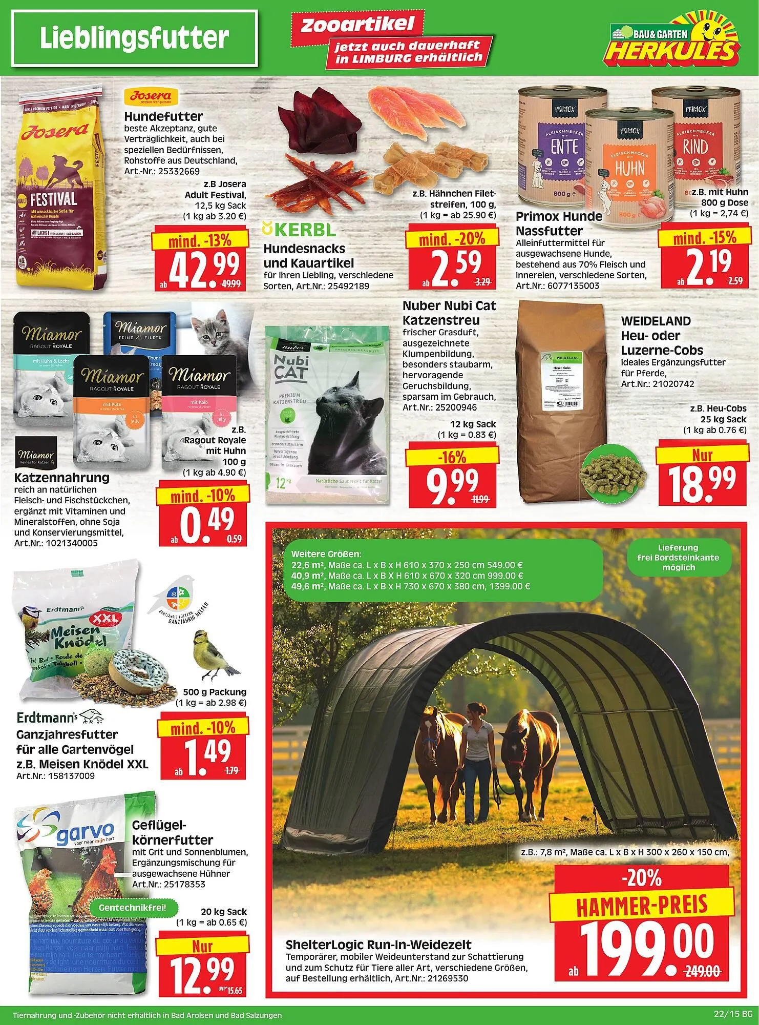 Herkules Baumarkt Prospekt von 26. Mai bis 31. Mai 2025 - Prospekt seite 15