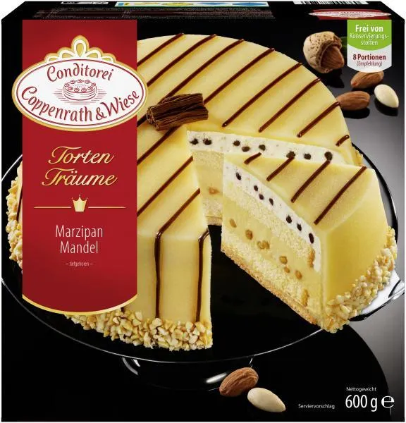 Coppenrath & Wiese Torten Träume Marzipan Mandel 600 g