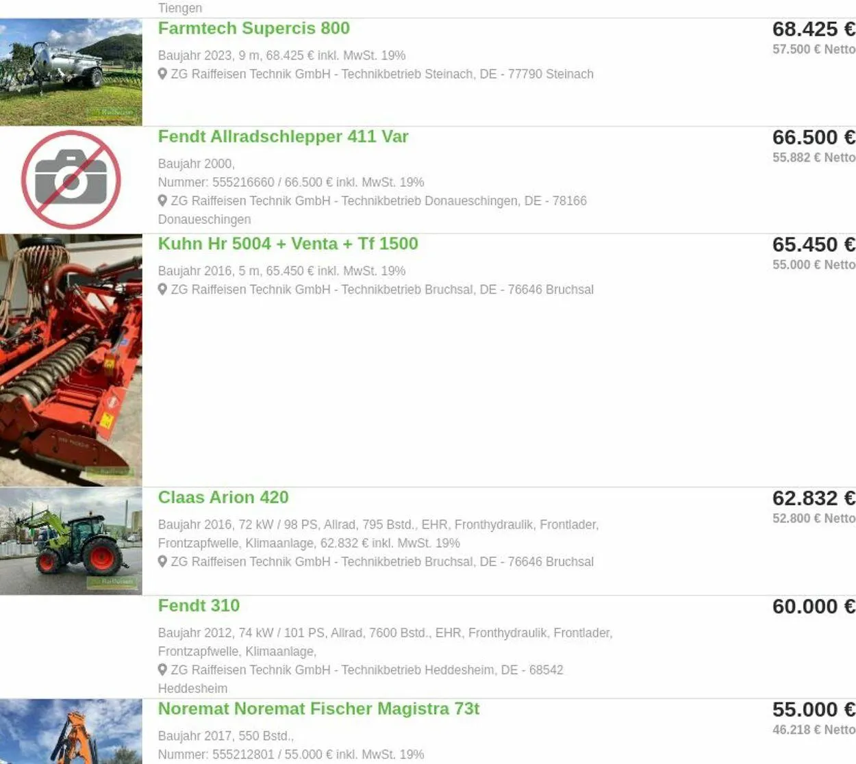 ZG Raiffeisen Aktueller Prospekt von 10. März bis 19. März 2025 - Prospekt seite 6