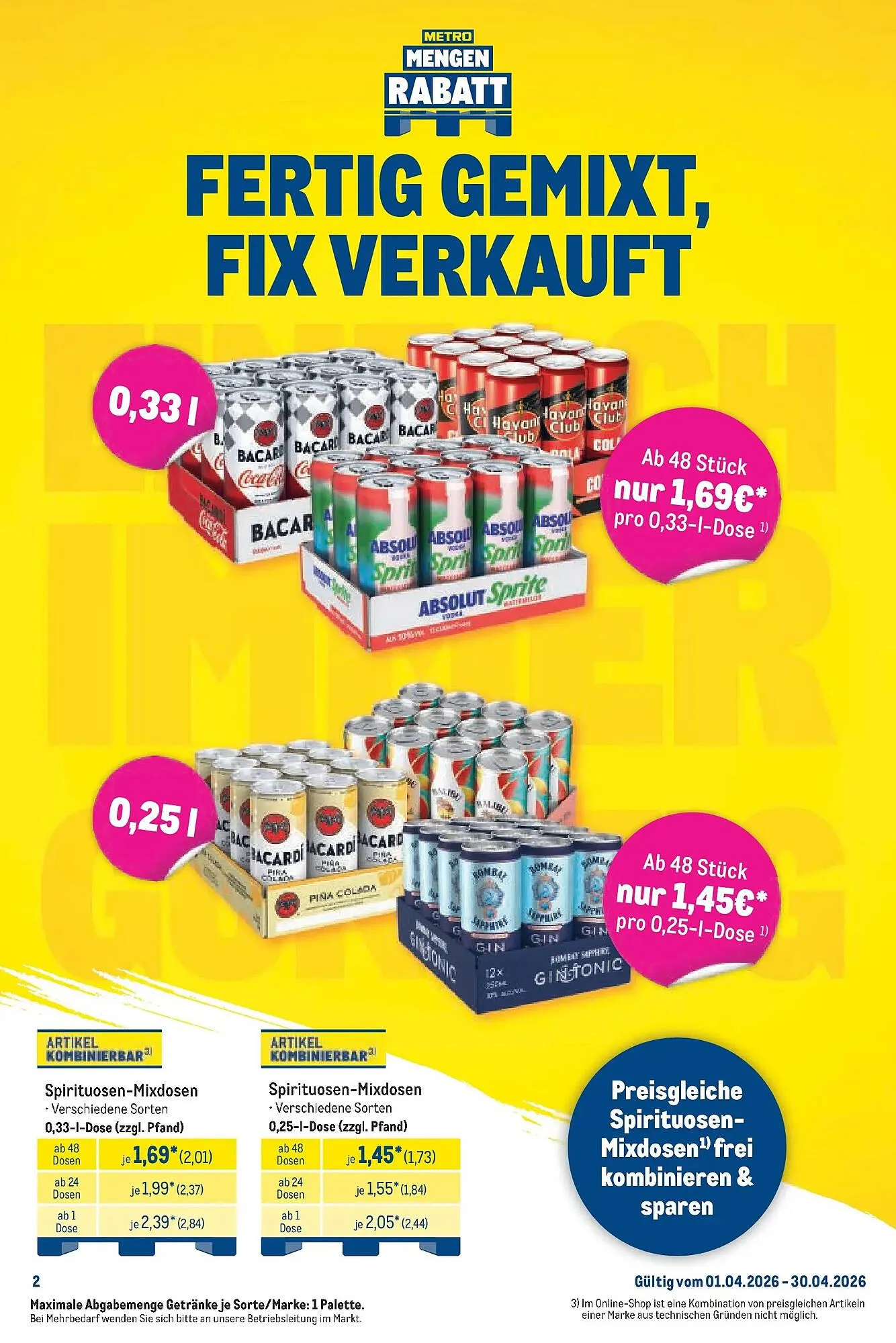 METRO Prospekt von 19. April bis 25. April 2026 - Prospekt seite 2