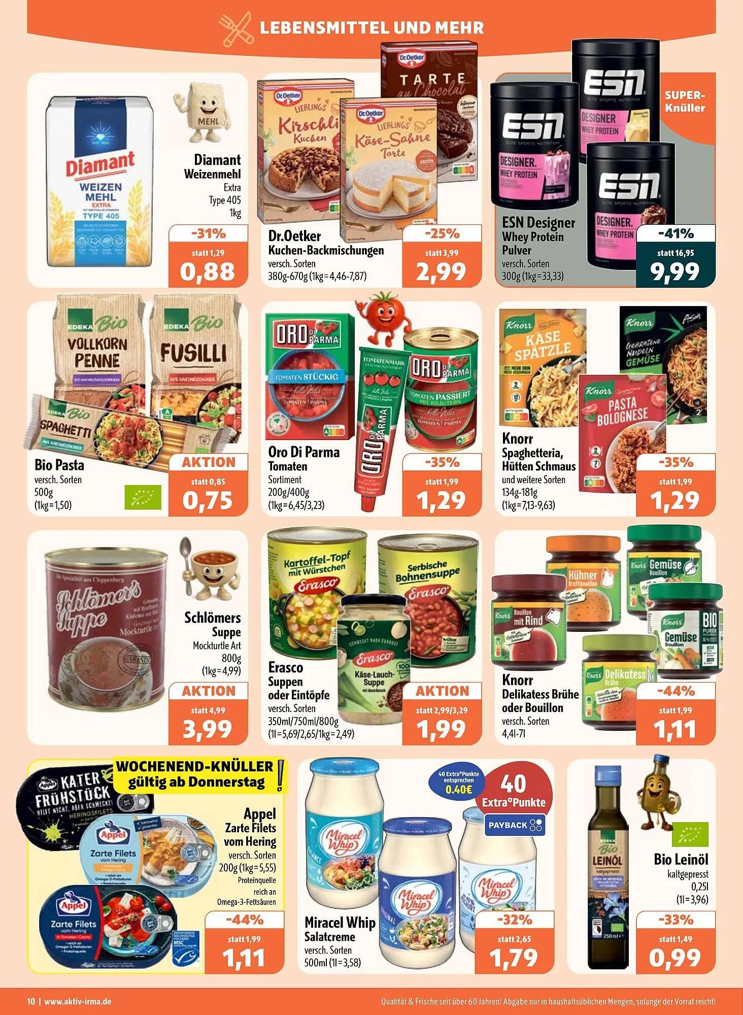 Aktiv Irma Prospekt von 19. Januar bis 24. Januar 2026 - Prospekt seite 10