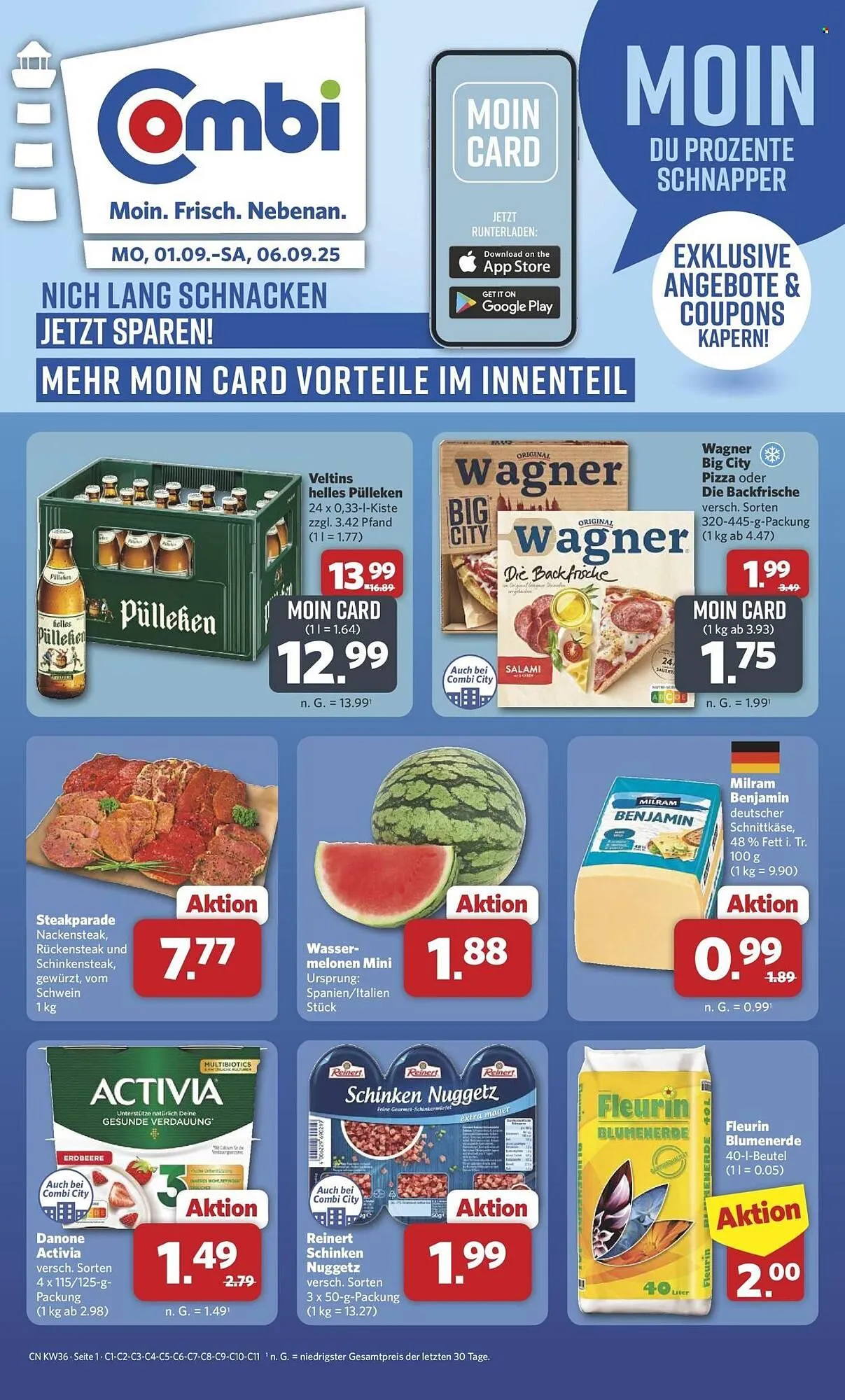 Combi Prospekt von 1. September bis 6. September 2025 - Prospekt seite 1