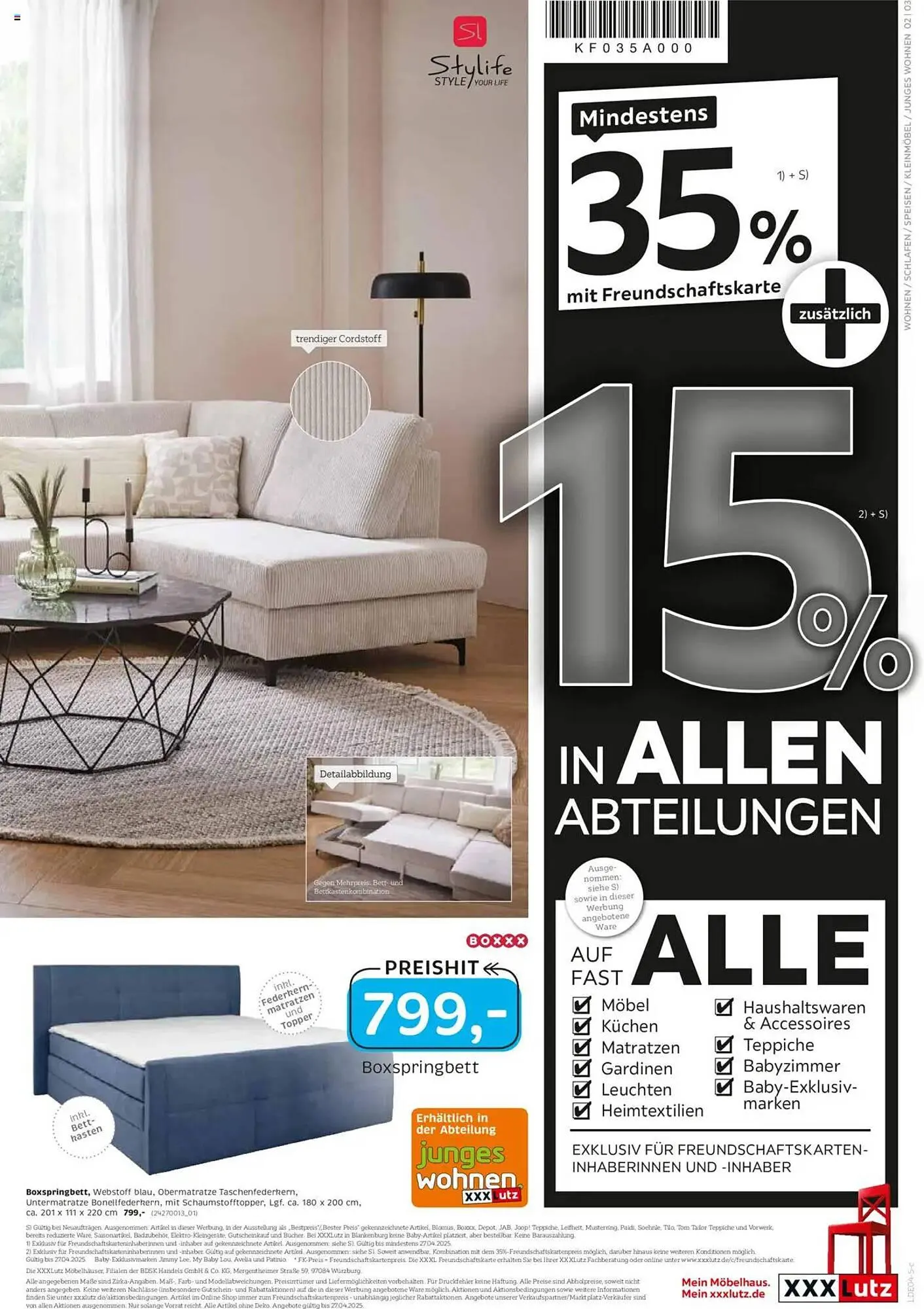 XXXLutz Prospekt von 13. April bis 27. April 2025 - Prospekt seite 3