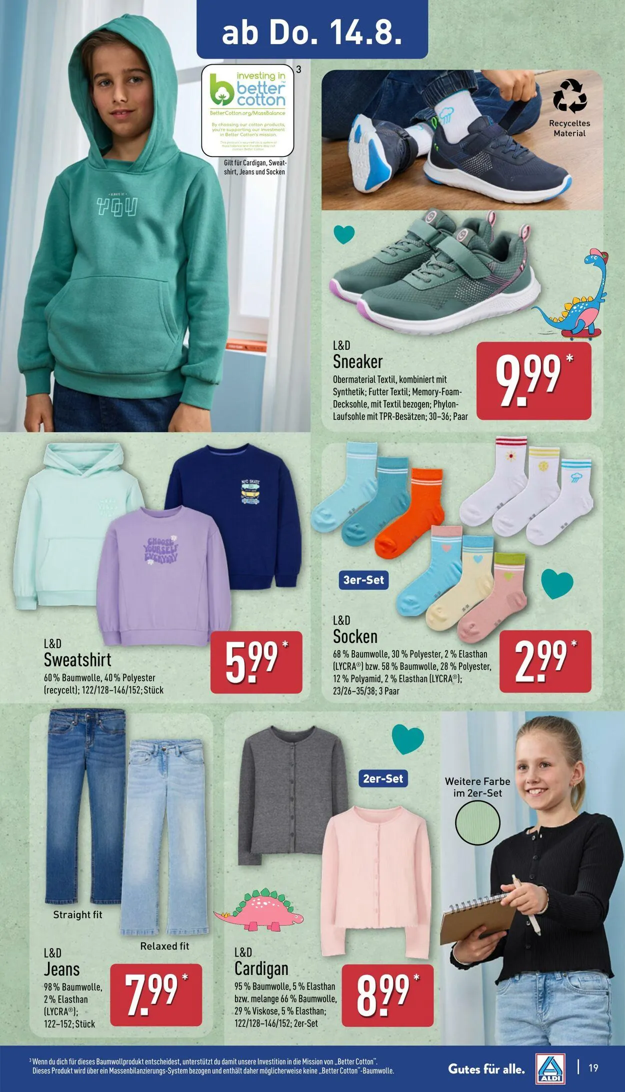 Aldi-Nord von 11. August bis 16. August 2025 - Prospekt seite 19