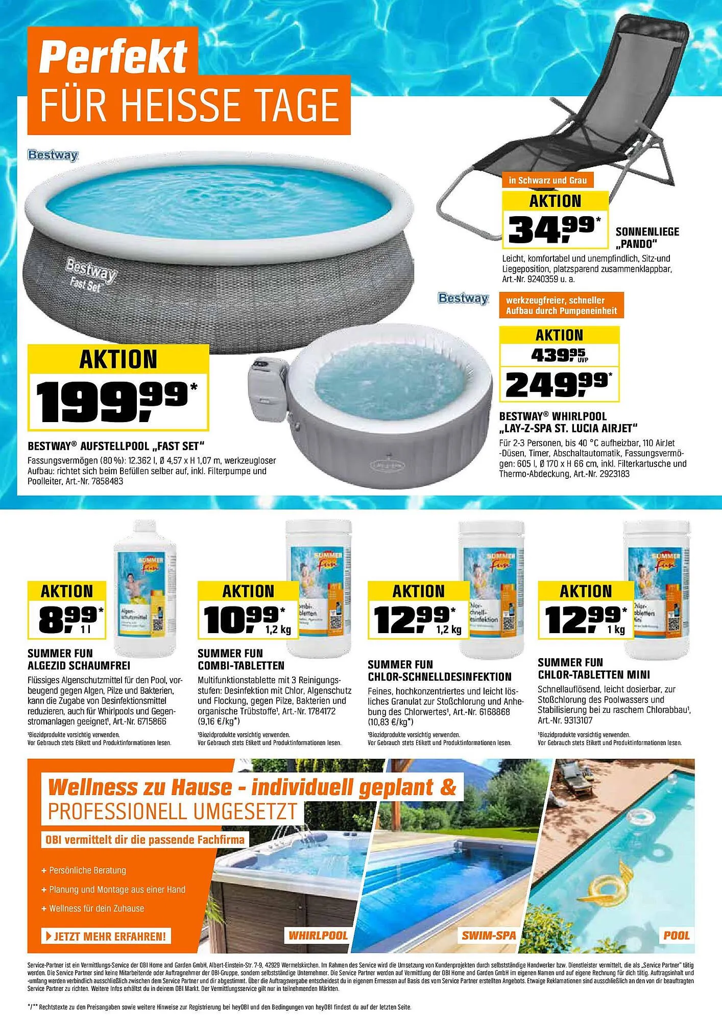 OBI Prospekt von 15. Juli bis 31. Juli 2025 - Prospekt seite 8