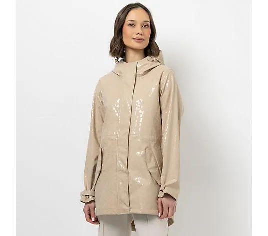 Wählen Sie Ihre Variante: STEFFEN SCHRAUT Regenparka mit Kapuze 2-Wege-Reißverschluss leger weit