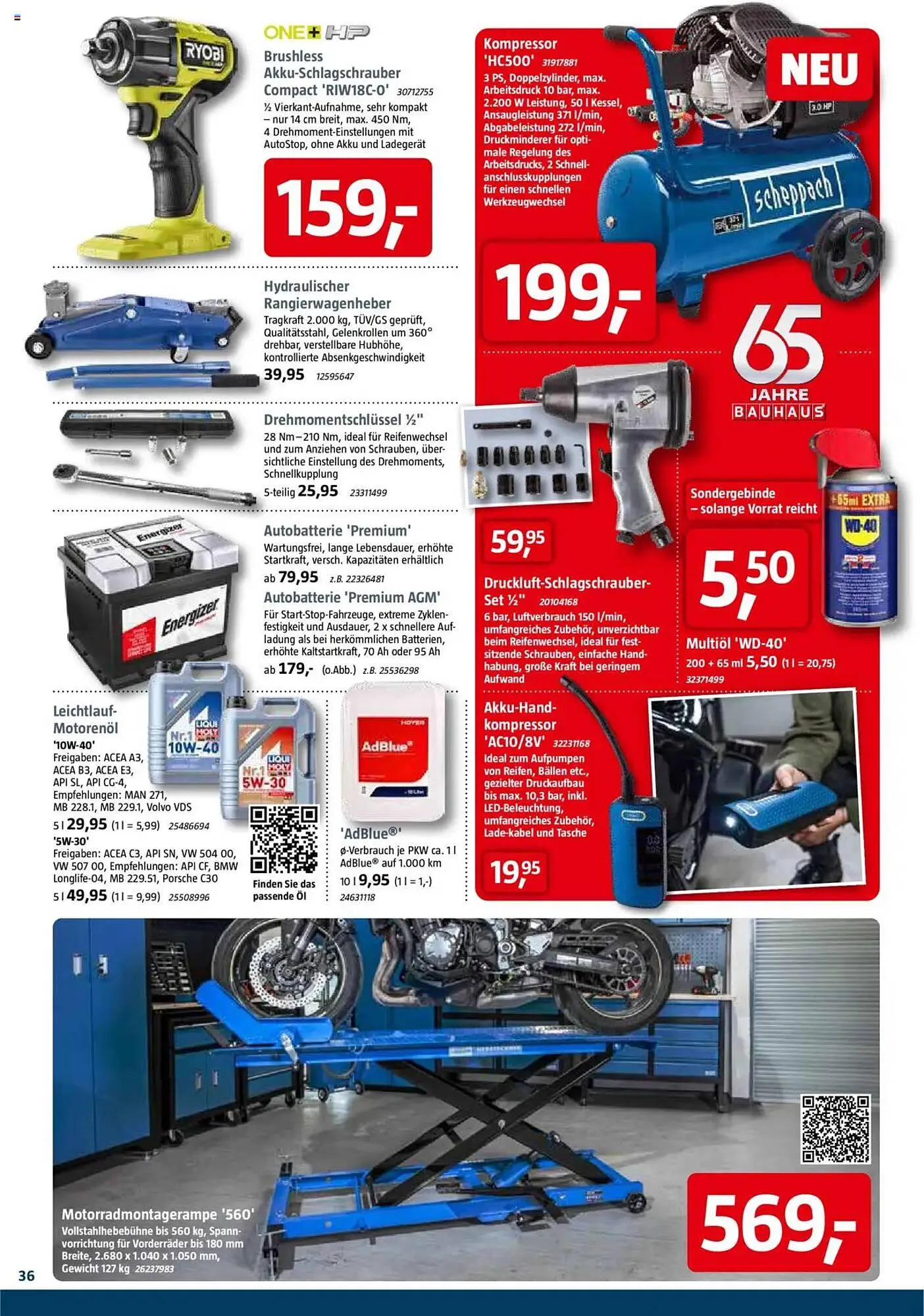 Bauhaus Prospekt von 29. März bis 3. Mai 2025 - Prospekt seite 36