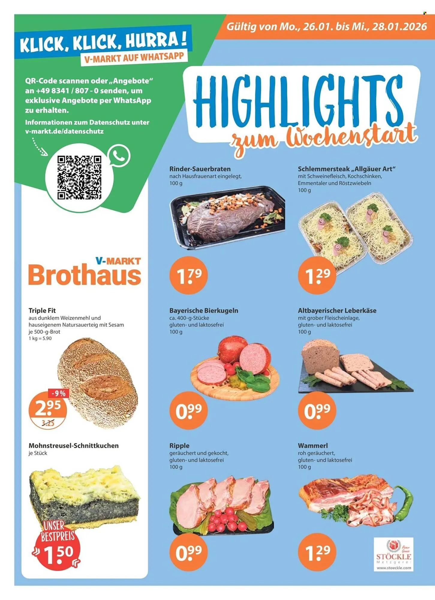 V Markt Prospekt von 22. Januar bis 28. Januar 2026 - Prospekt seite 18