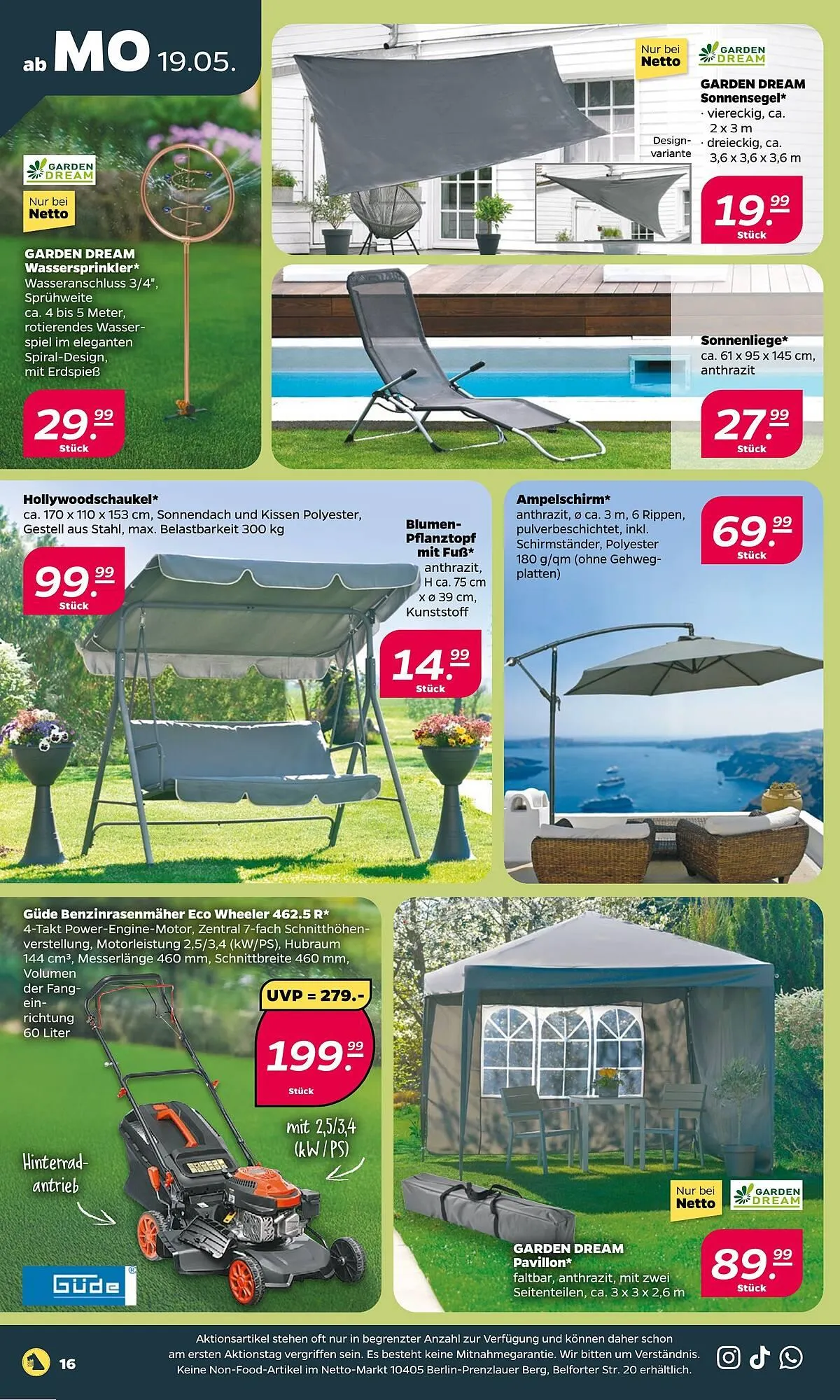 NETTO Prospekt von 19. Mai bis 24. Mai 2025 - Prospekt seite 16