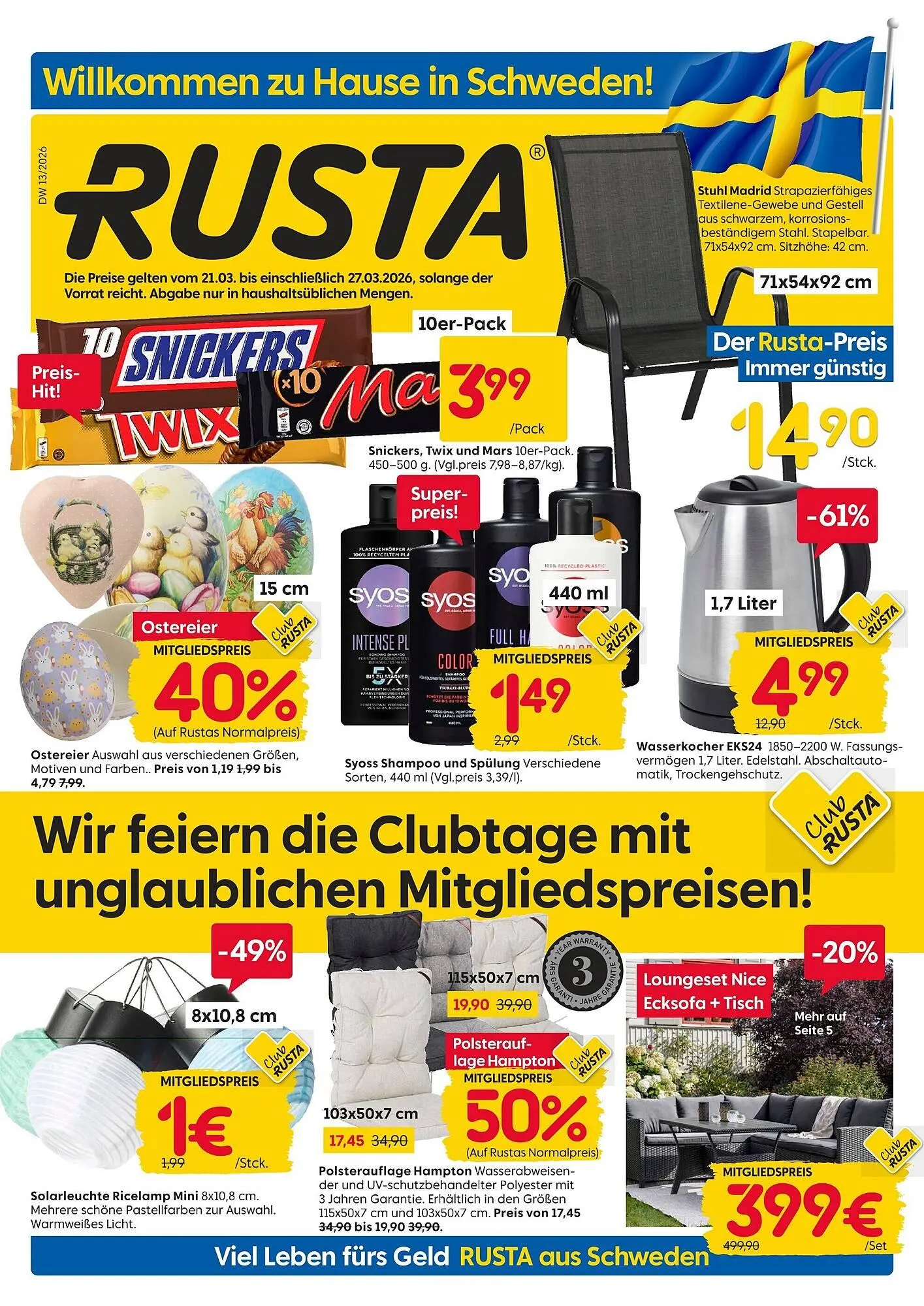 Rusta Prospekt von 21. März bis 27. März 2026 - Prospekt seite 1