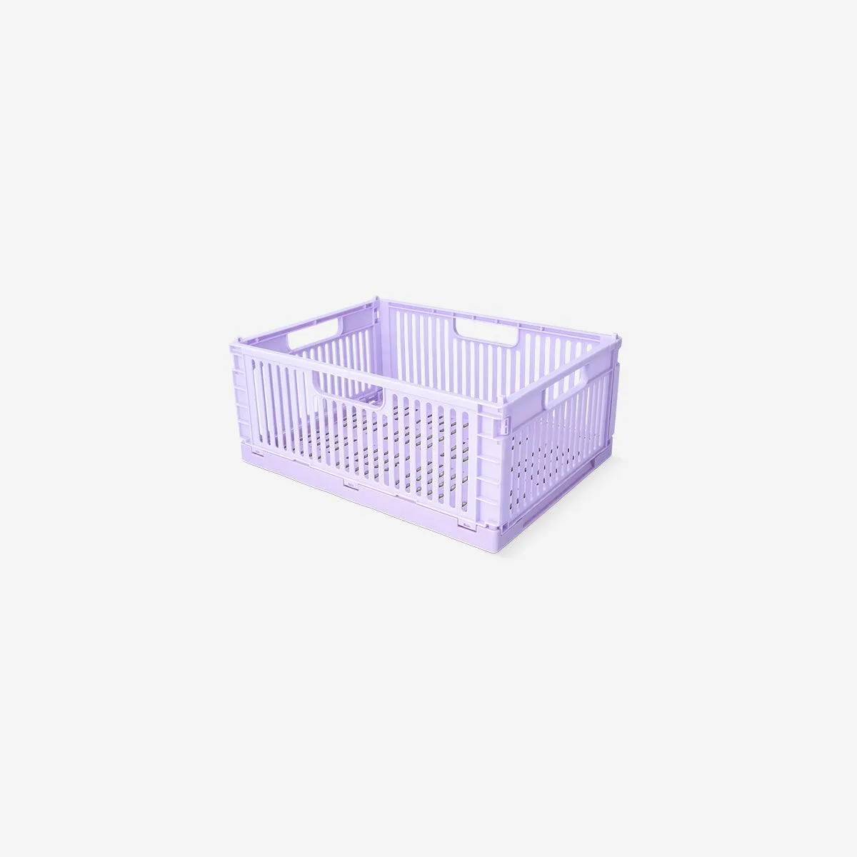 Purple collapsible storage box - 30 cm