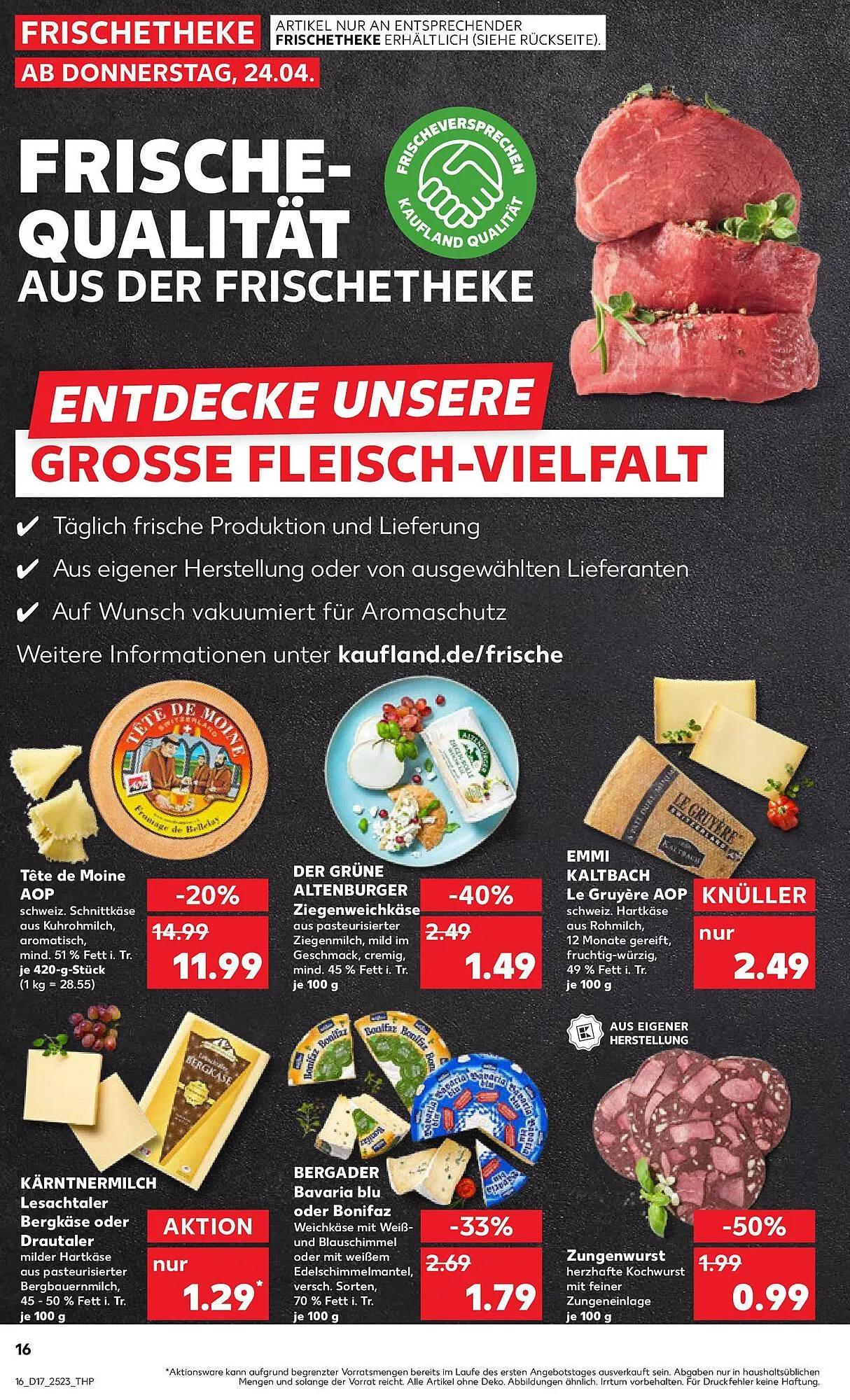 Kaufland Prospekt von 23. April bis 30. April 2025 - Prospekt seite 16