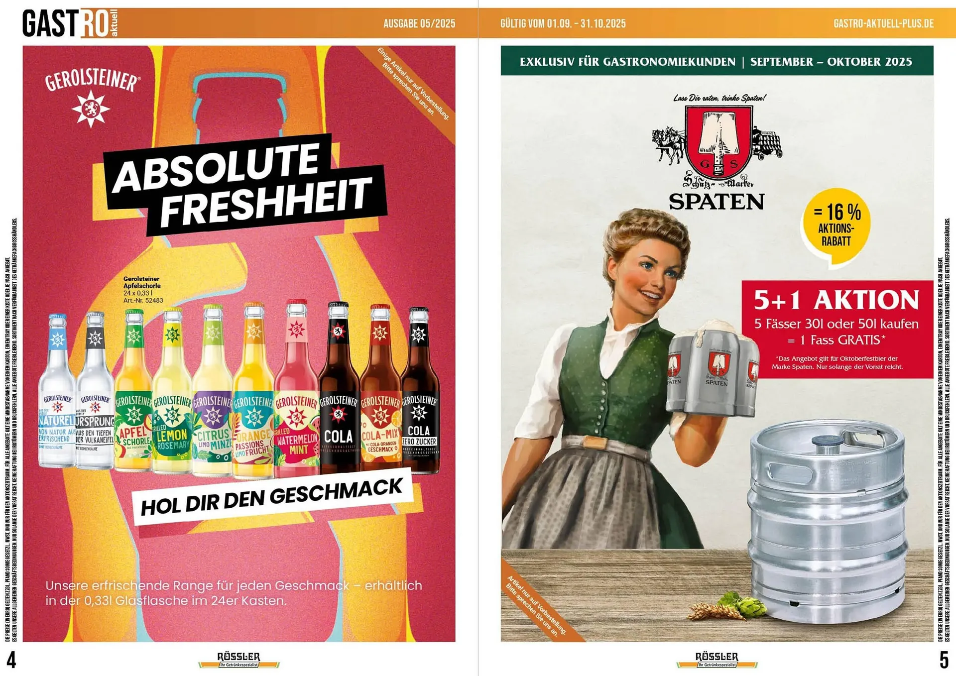 Getränke Rössler Prospekt von 1. Oktober bis 31. Oktober 2025 - Prospekt seite 3