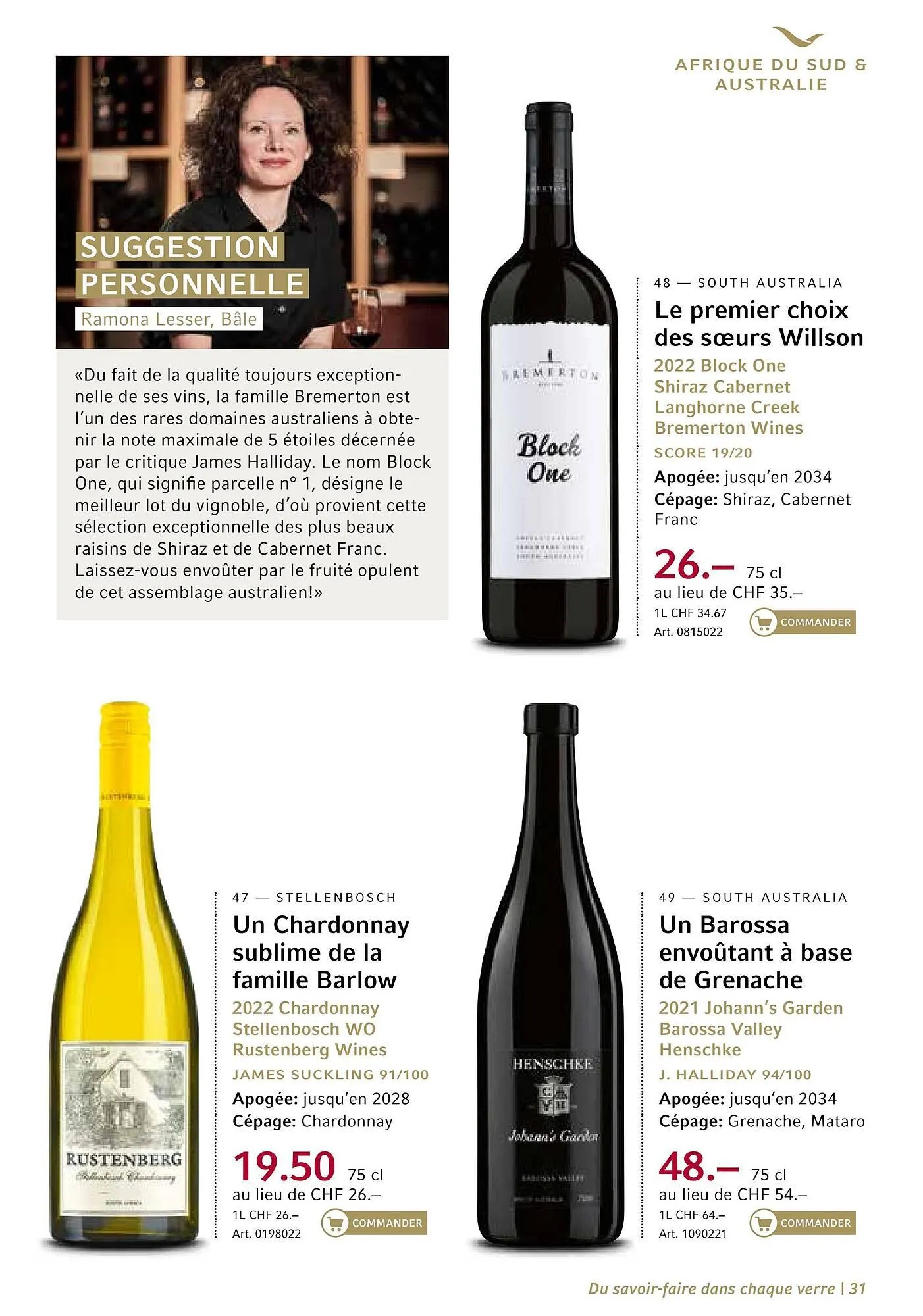 Mövenpick Wein Prospekt von 29. April bis 3. Mai 2025 - Prospekt seite 31