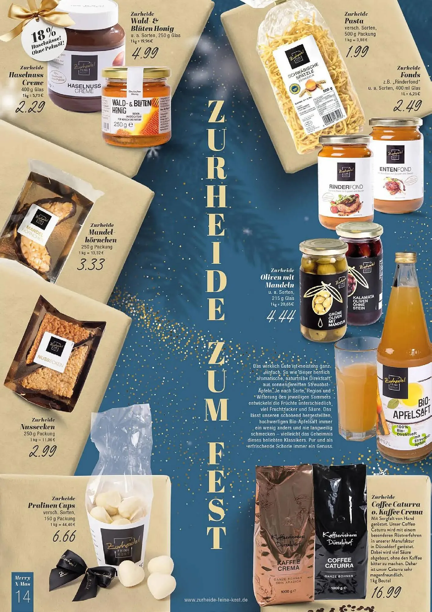 Edeka Prospekt von 14. Dezember bis 24. Dezember 2025 - Prospekt seite 14