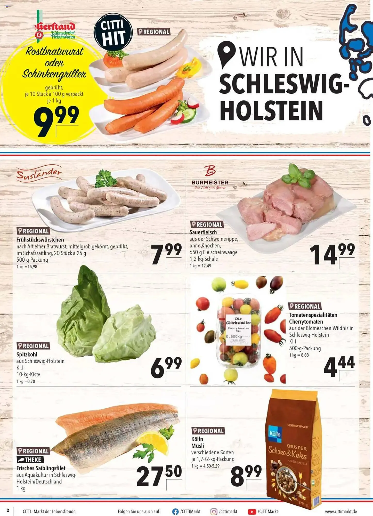 CITTI Markt Prospekt von 30. Juli bis 12. August 2025 - Prospekt seite 2