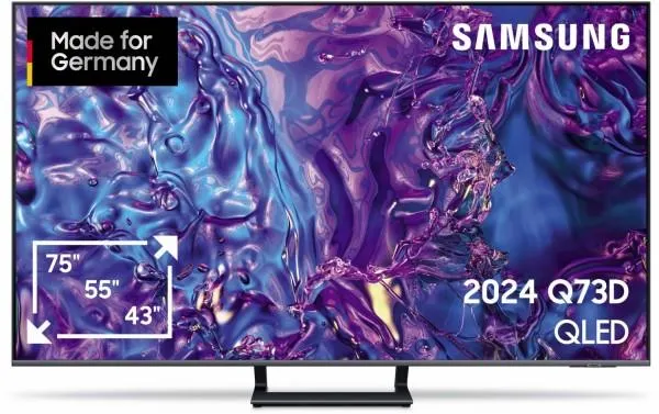 Samsung GQ55Q73DAT 138 cm (55") QLED-TV Titangrau