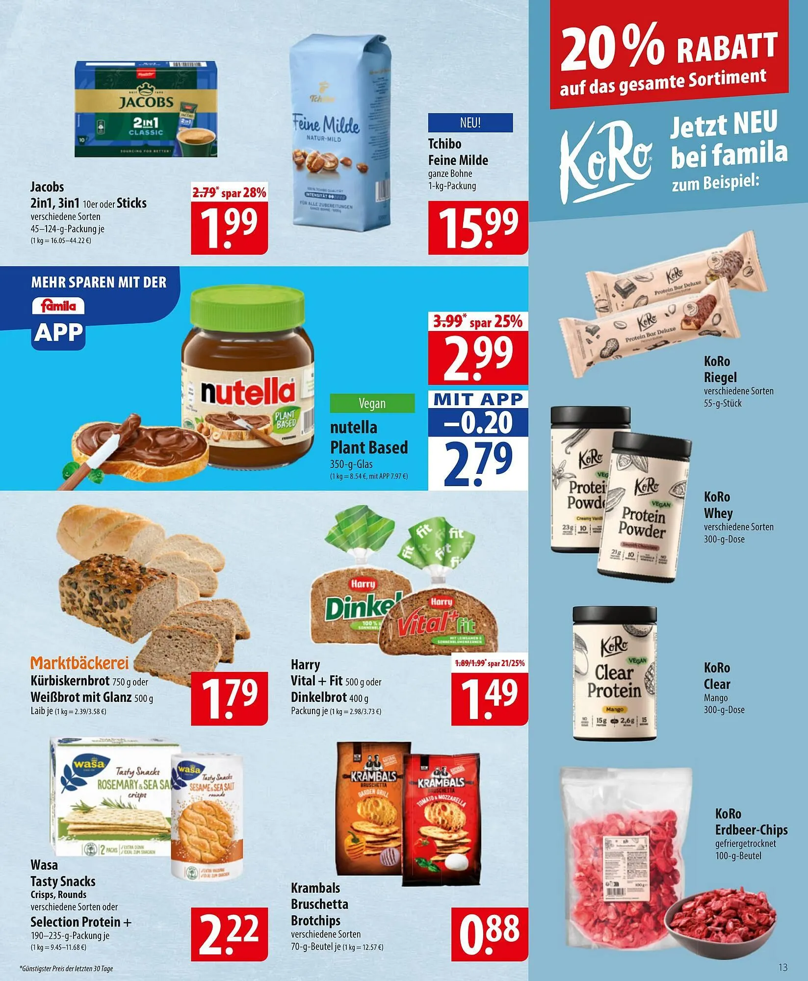 Famila Nord Ost Prospekt von 16. November bis 22. November 2025 - Prospekt seite 13